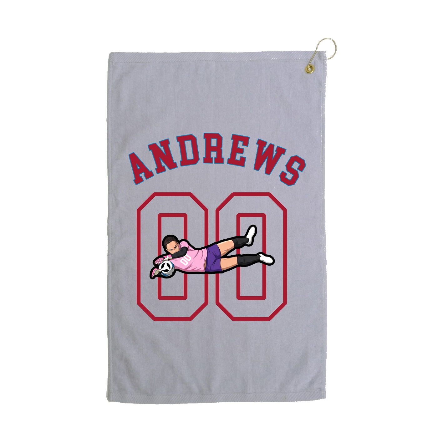 Golf Towel — Shirsey Arch in Grey