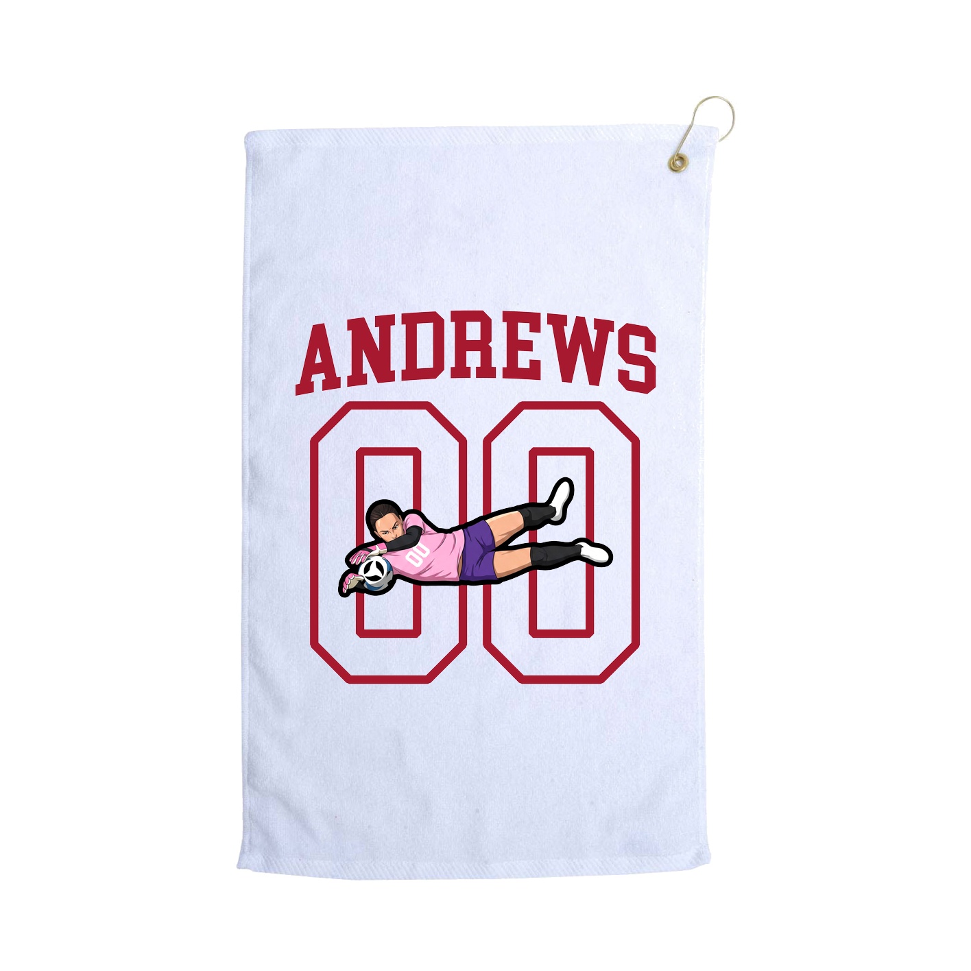 Golf Towel — Shirsey in White