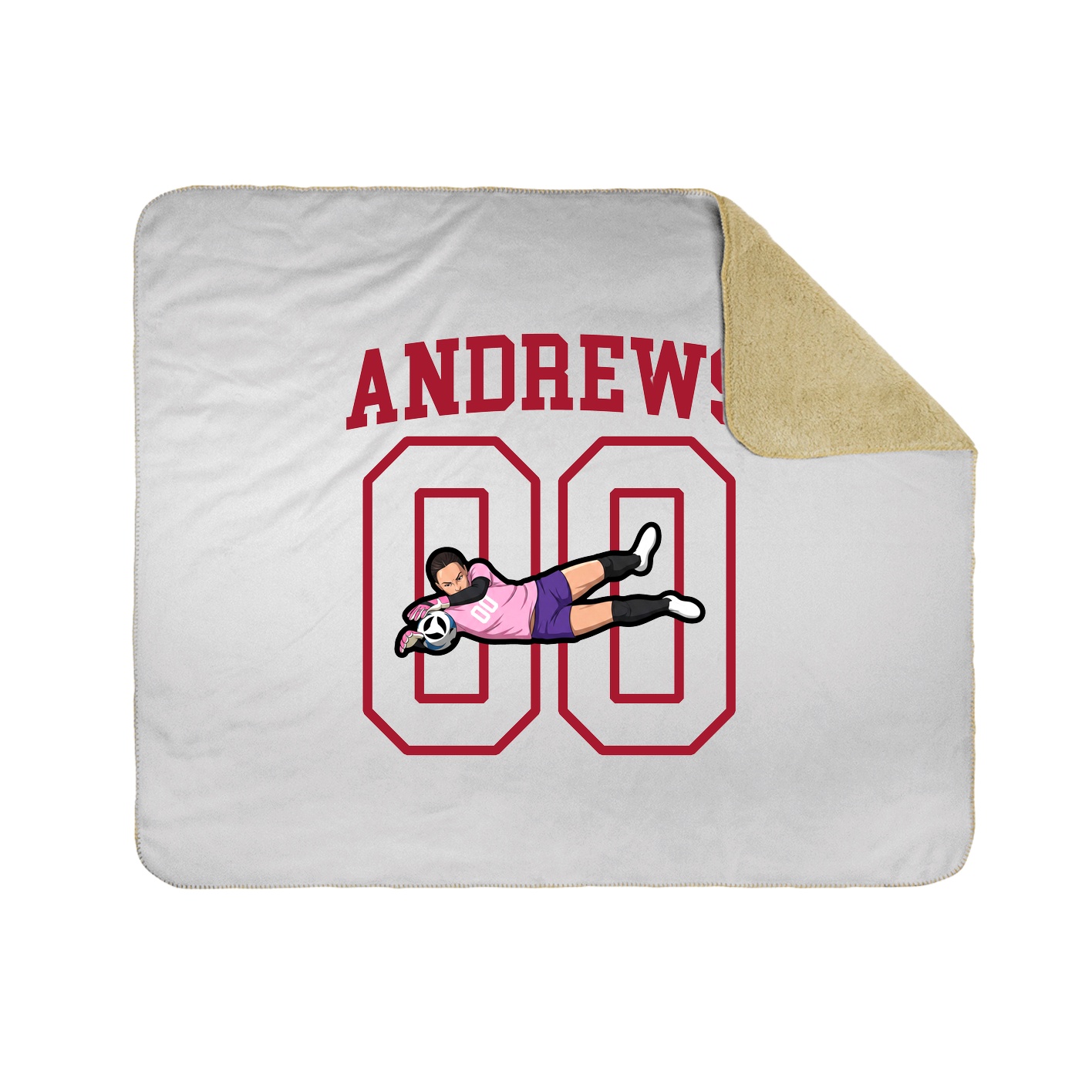 Throw Blanket — Shirsey in White