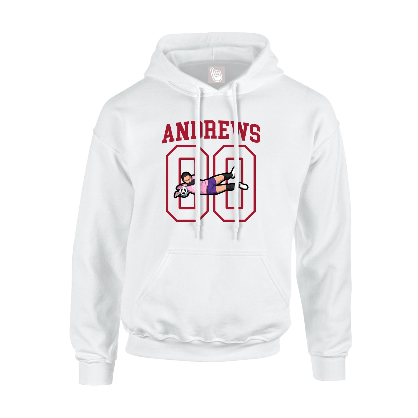 Youth Hoodie — Shirsey in White