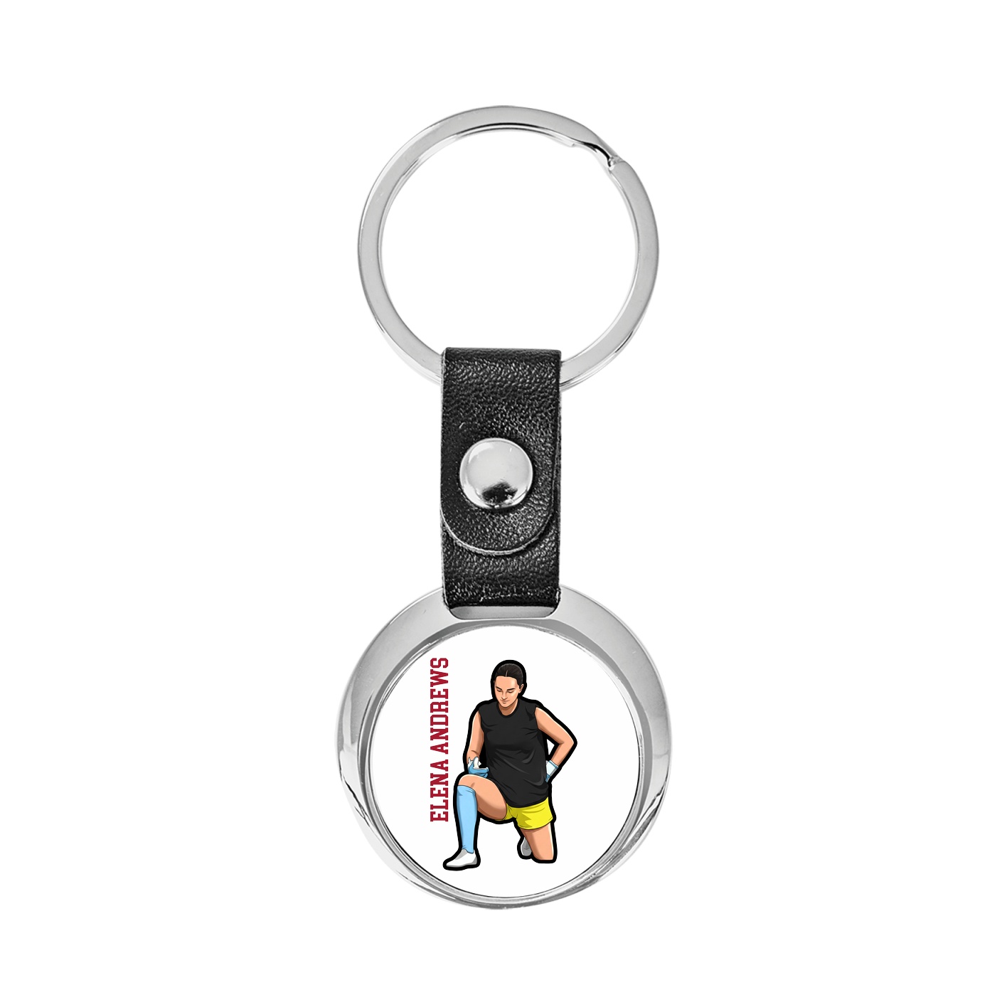 Key Chain — Name Vertical in Classic