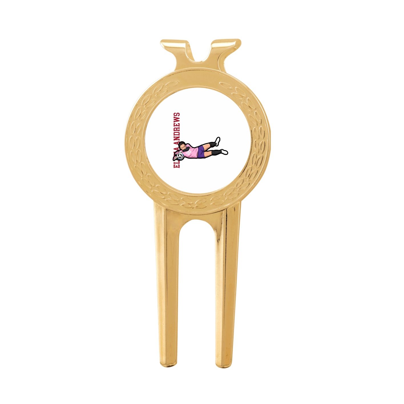 Divot Tool with Ball Marker — Name Vertical in Classic
