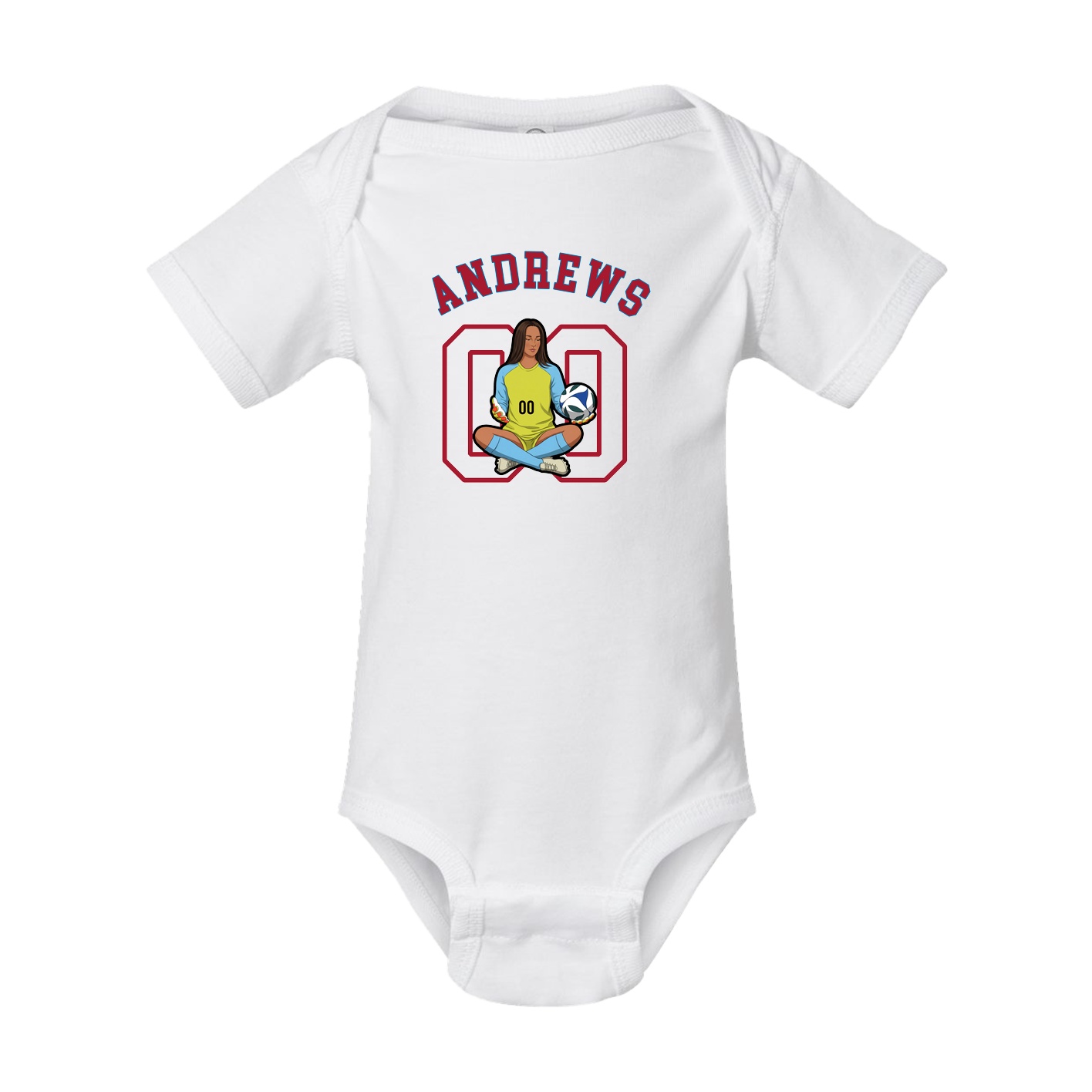 Baby Onesie — Shirsey Arch in White