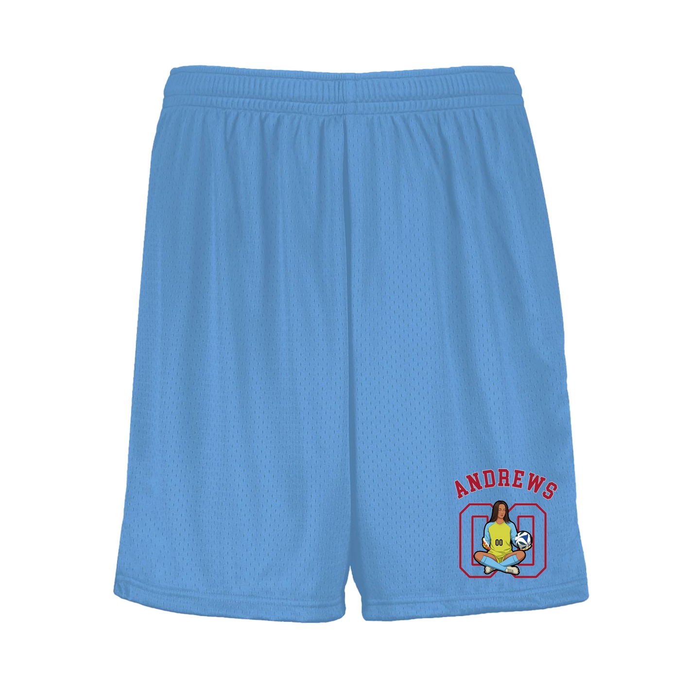 Shorts — Shirsey Arch in Light Blue