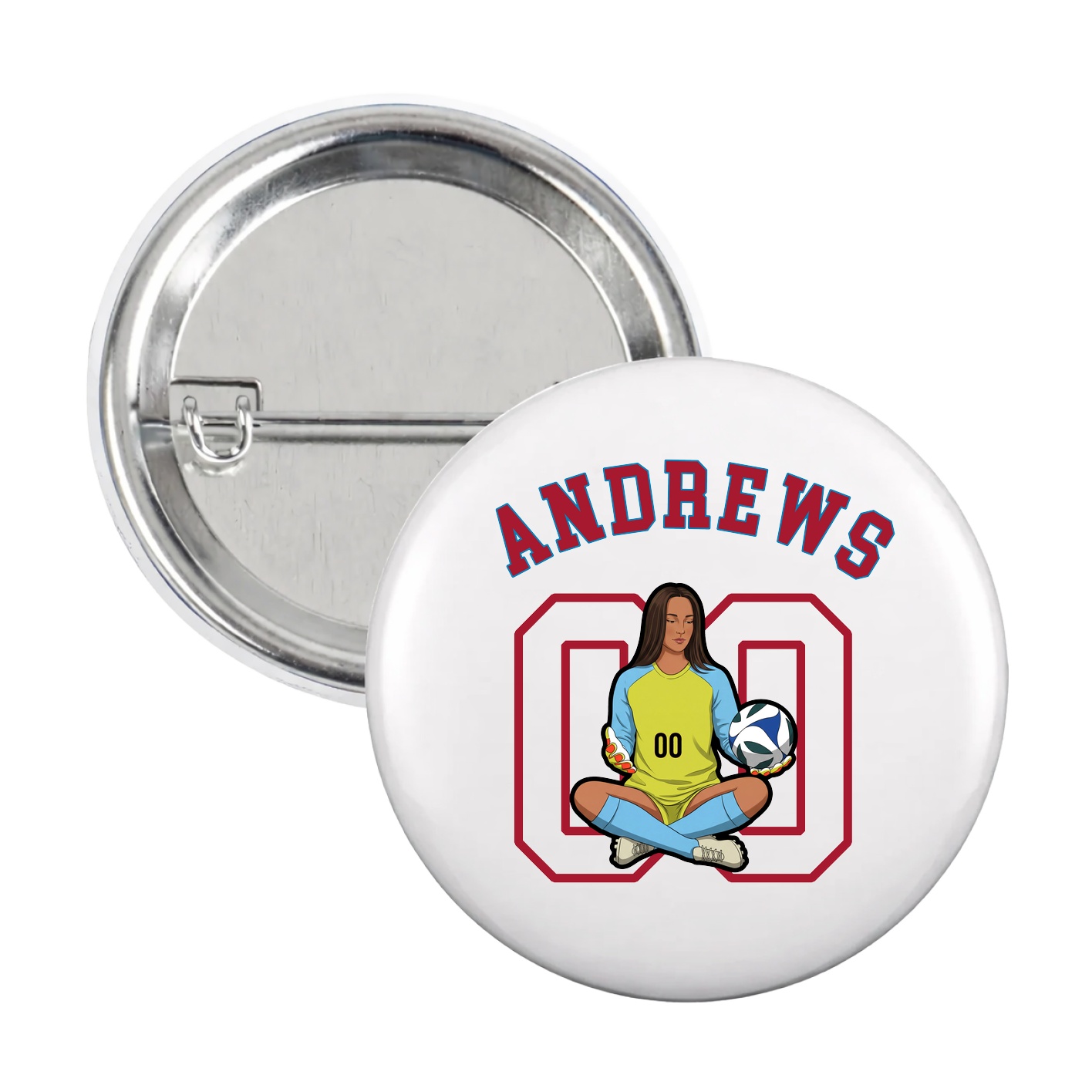 Game Day Button — Shirsey Arch in White