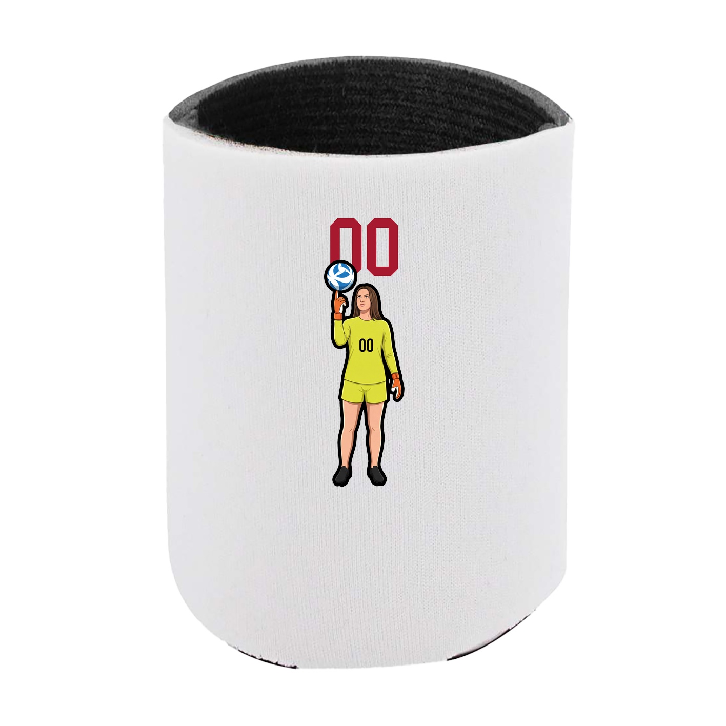 Can Holder — Number Top in White