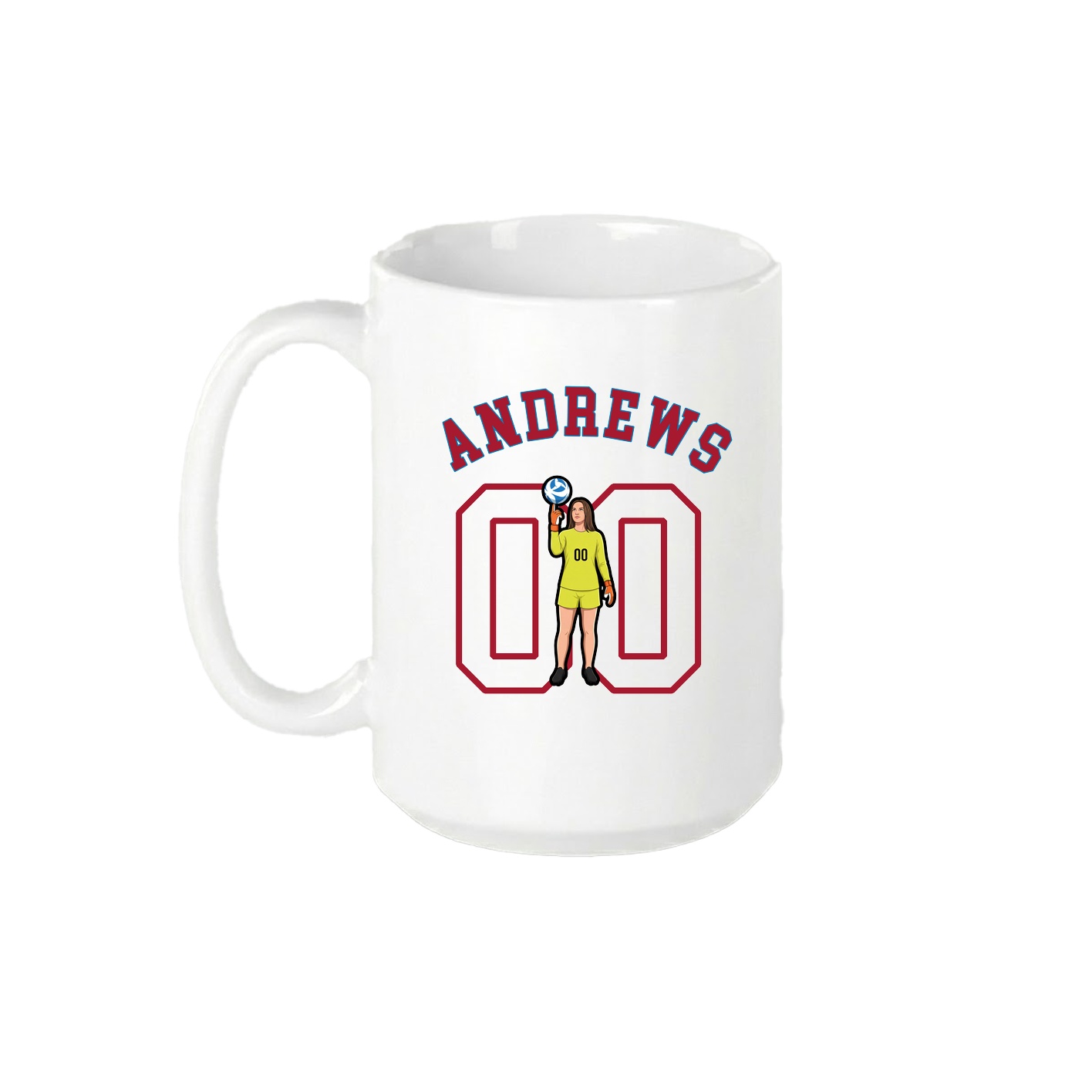 15oz Coffee Mug — Shirsey Arch in White
