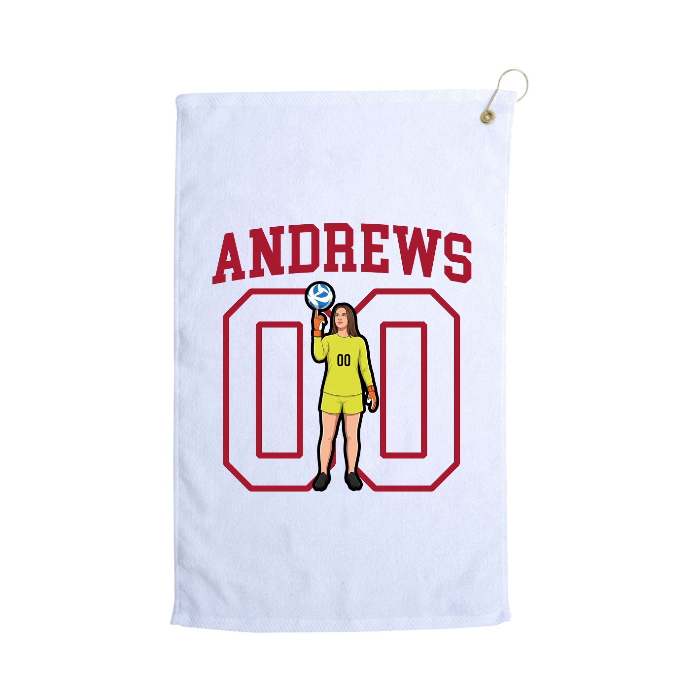 Golf Towel — Shirsey in White