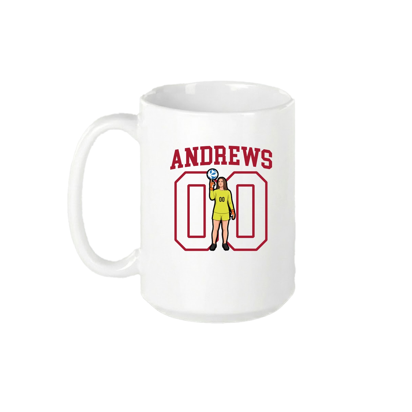15oz Coffee Mug — Shirsey in White