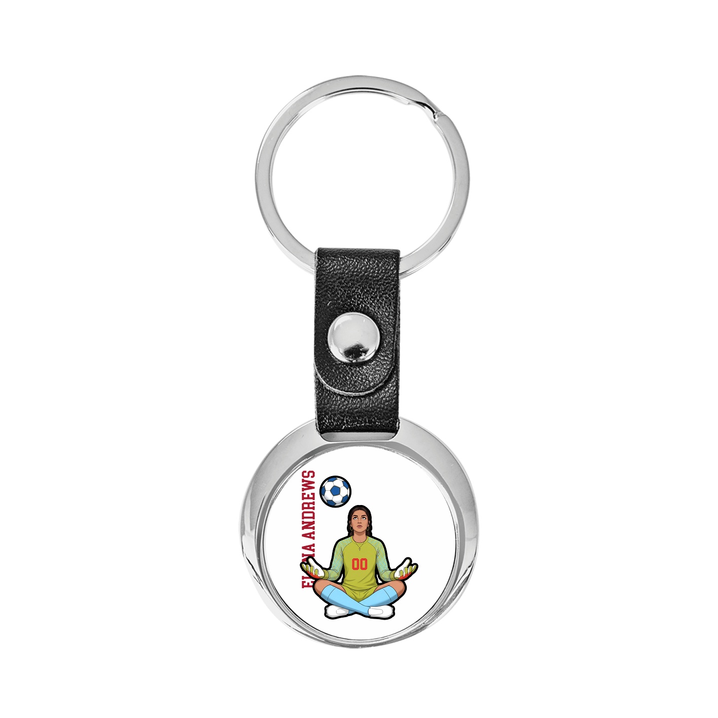 Key Chain — Name Vertical in Classic