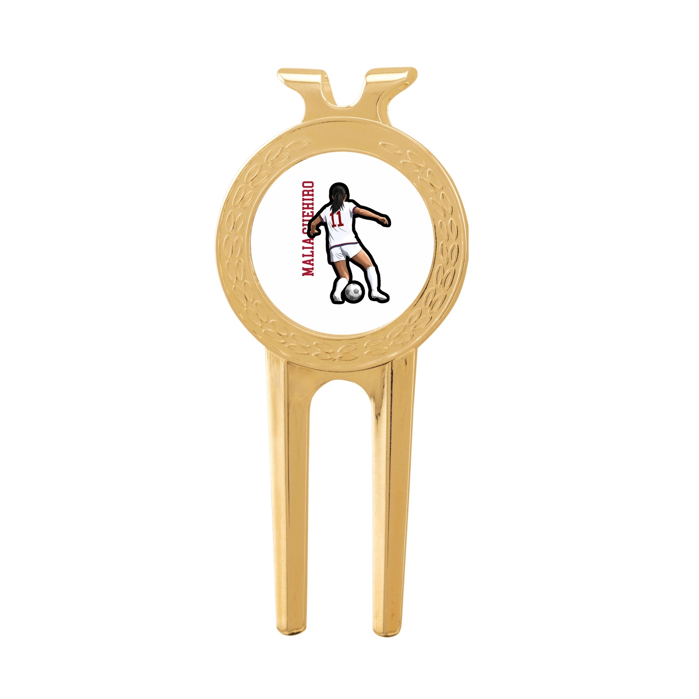 Divot Tool with Ball Marker — Name Vertical in Classic