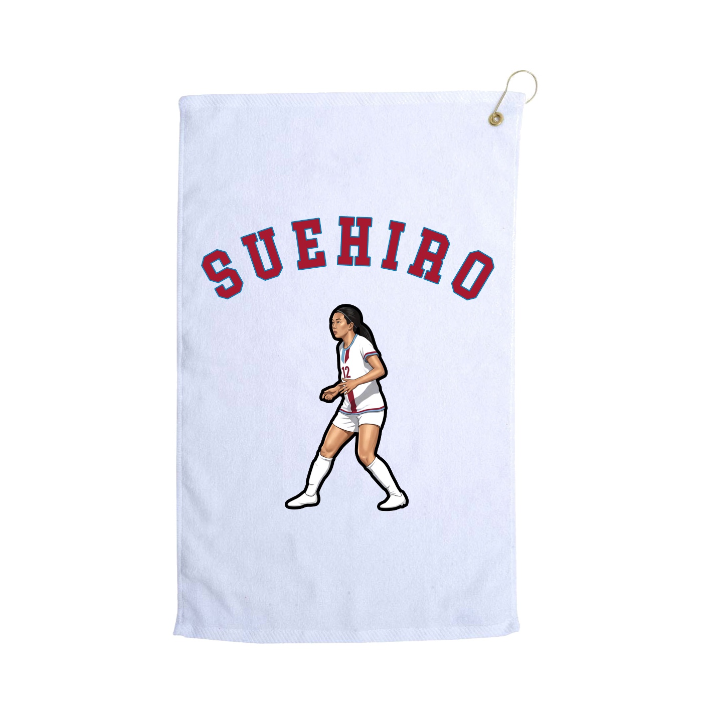 Golf Towel — Shirsey Arch in White