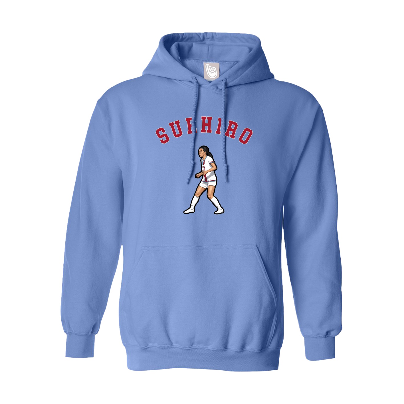 Hoodie — Shirsey Arch in Powder Blue