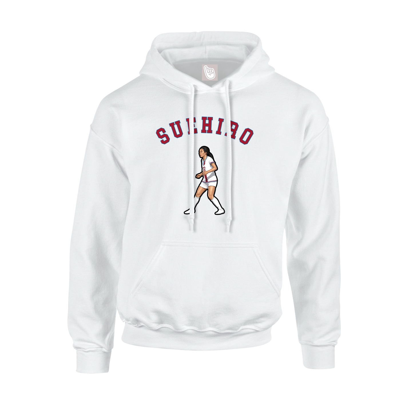 Youth Hoodie — Shirsey Arch in White
