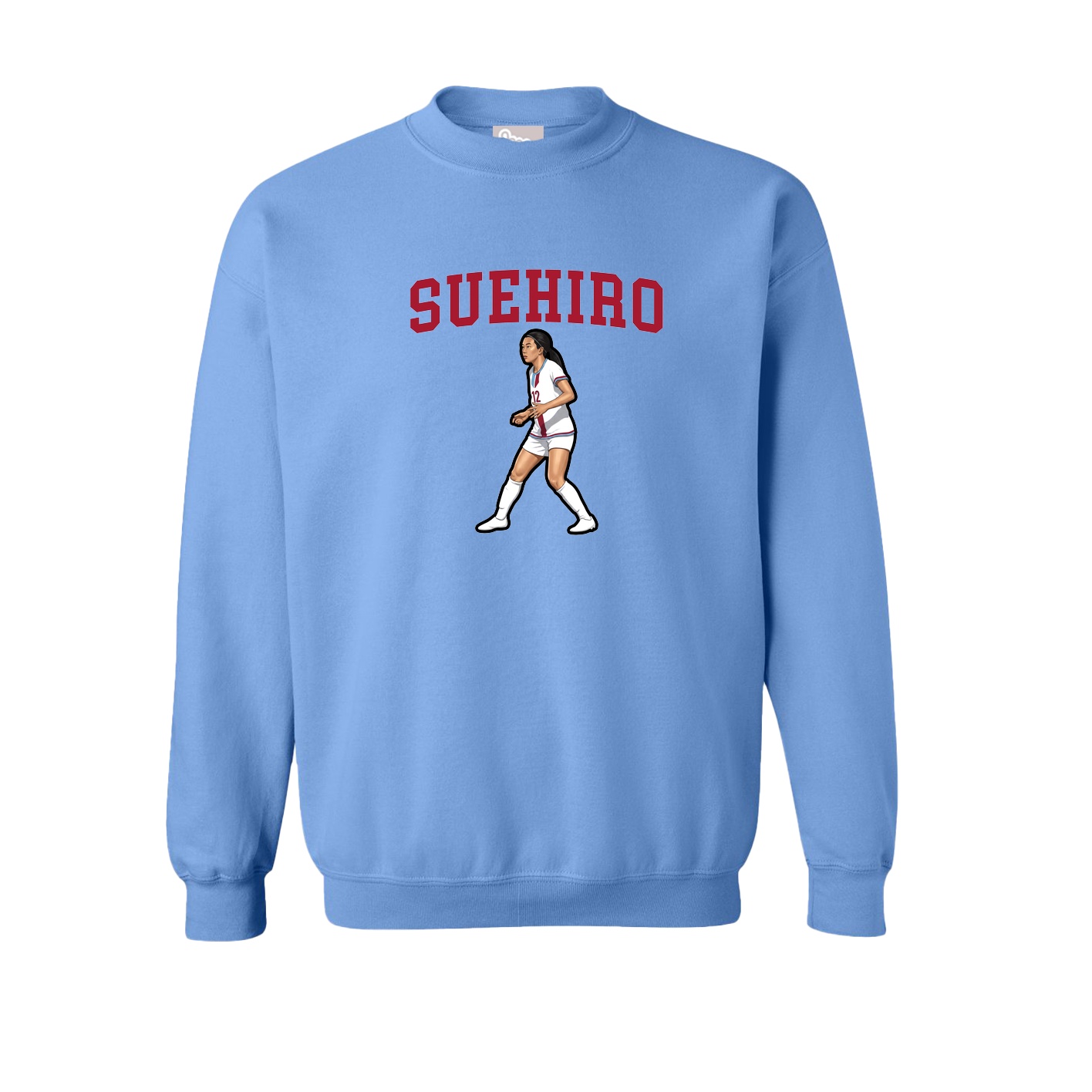 Fleece Crew — Shirsey in Powder Blue