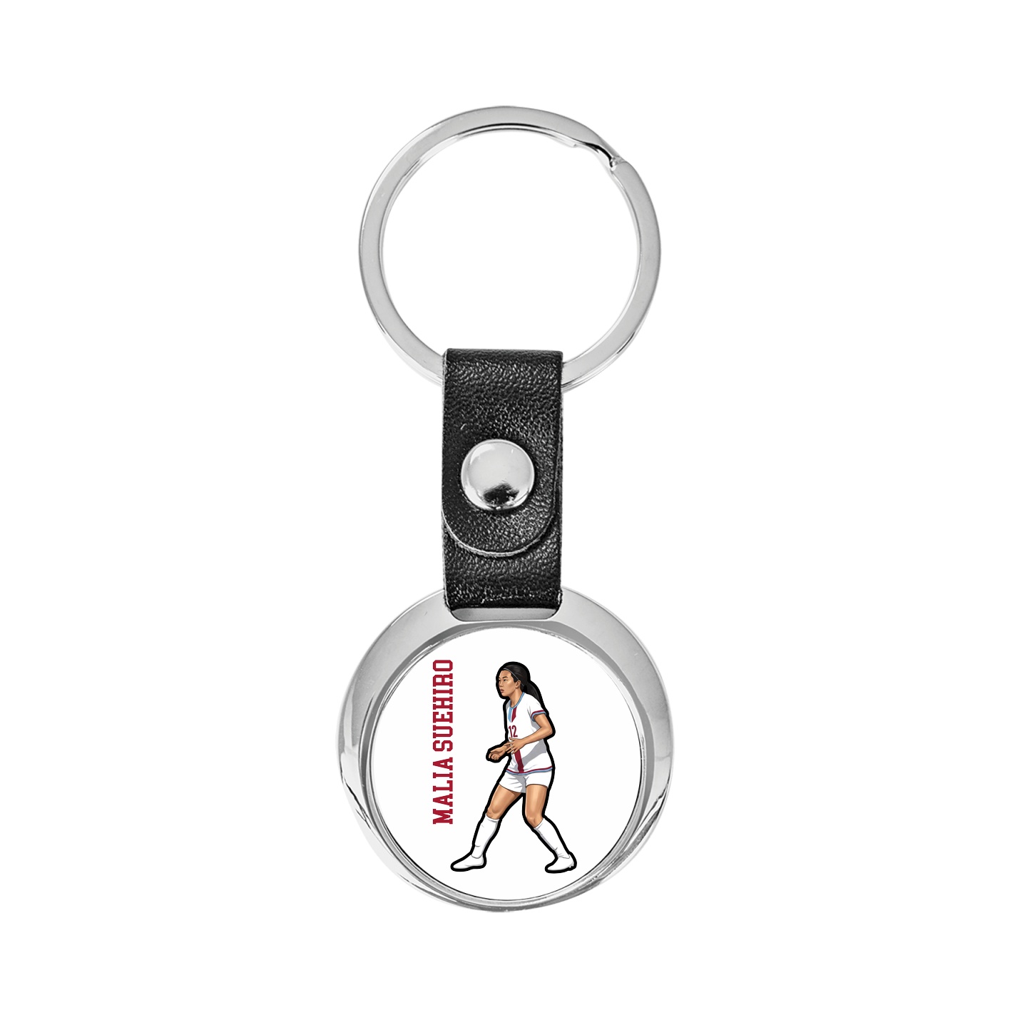 Key Chain — Name Vertical in Classic