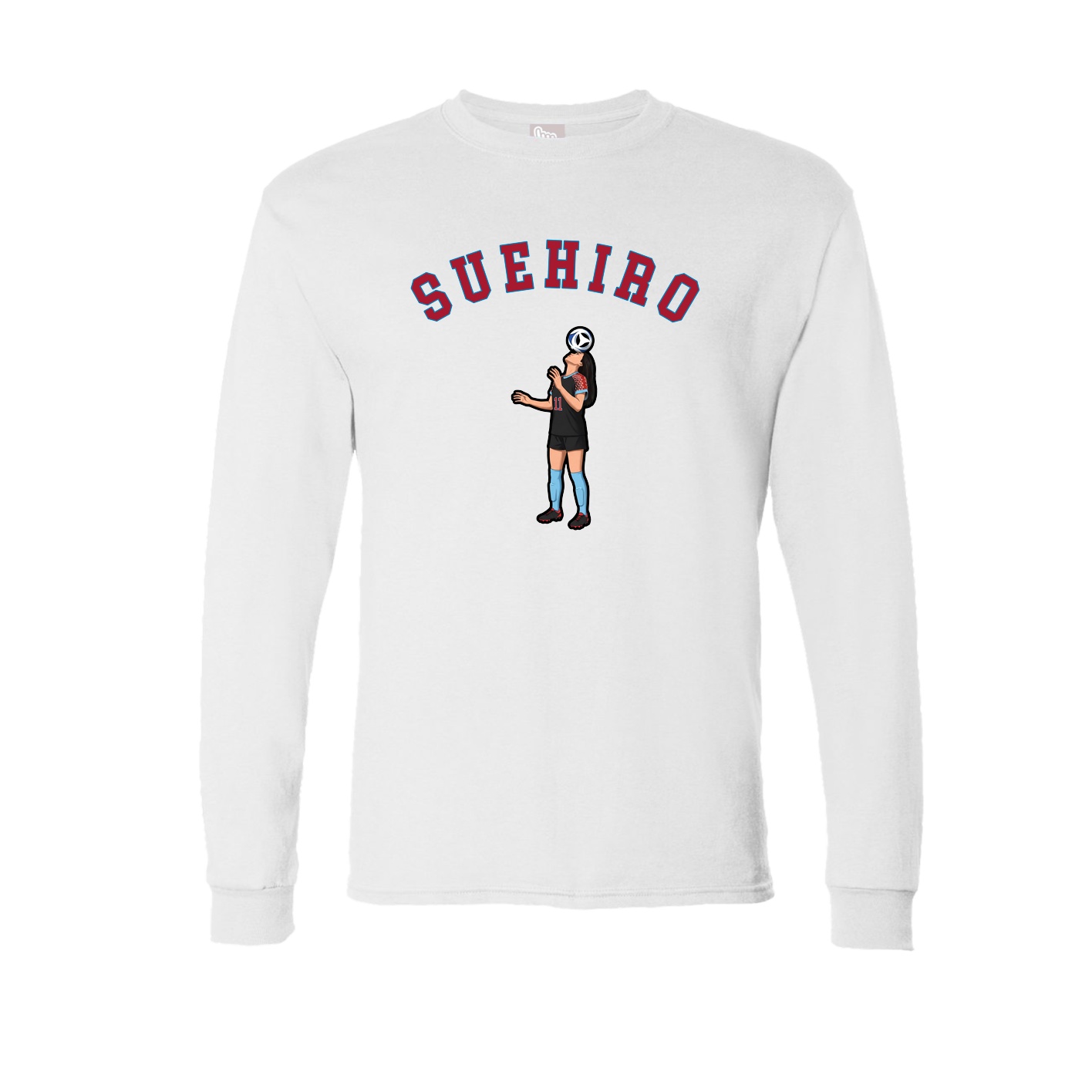 Long Sleeve Tee — Shirsey Arch in White