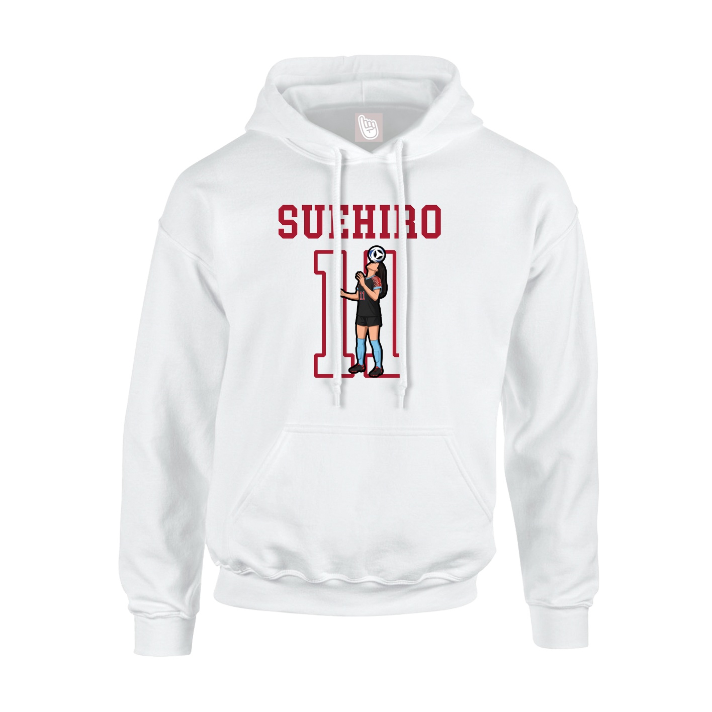 Youth Hoodie — Shirsey in White