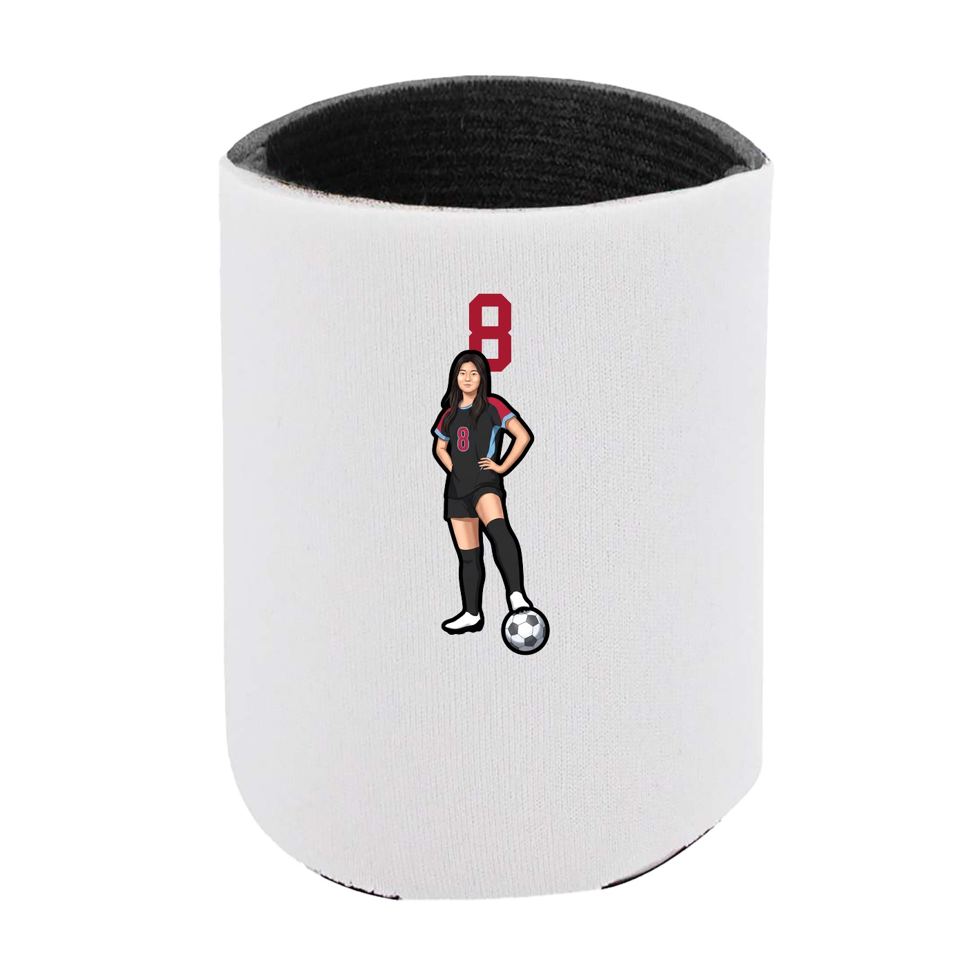 Can Holder — Number Top in White