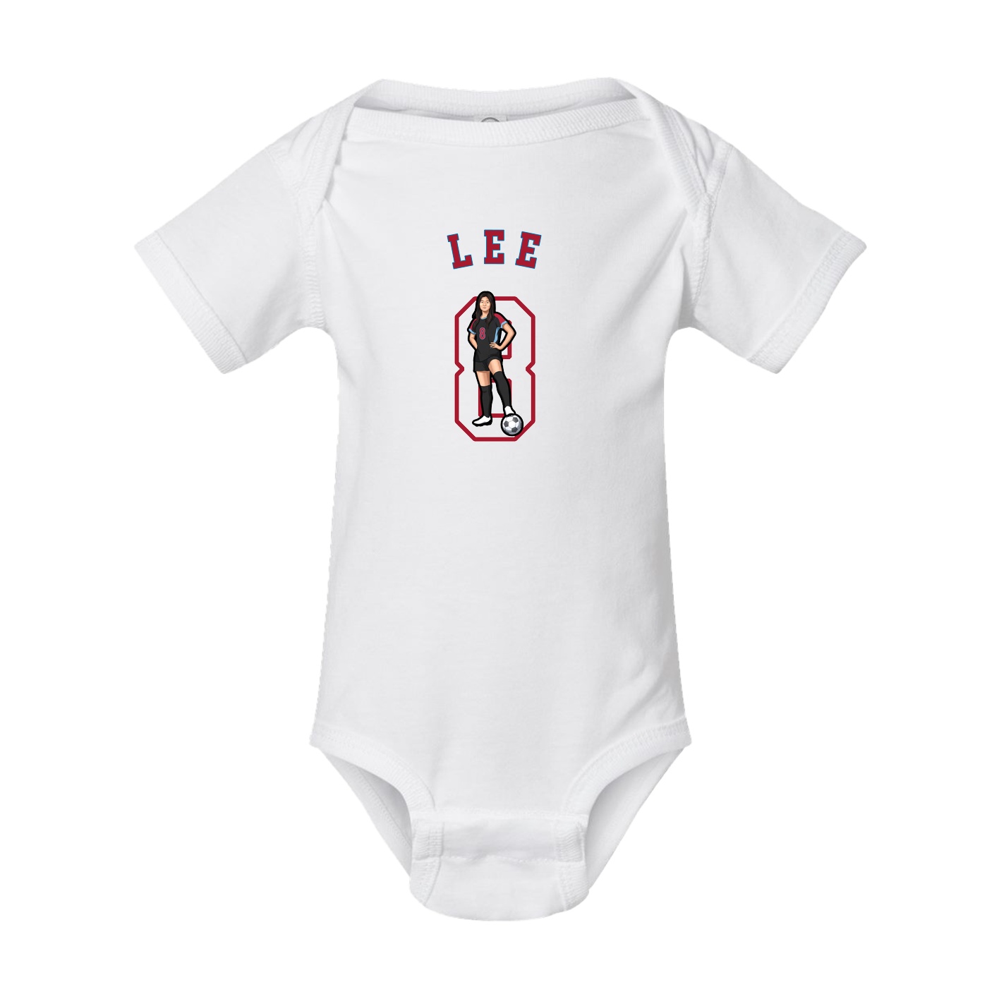 Baby Onesie — Shirsey Arch in White