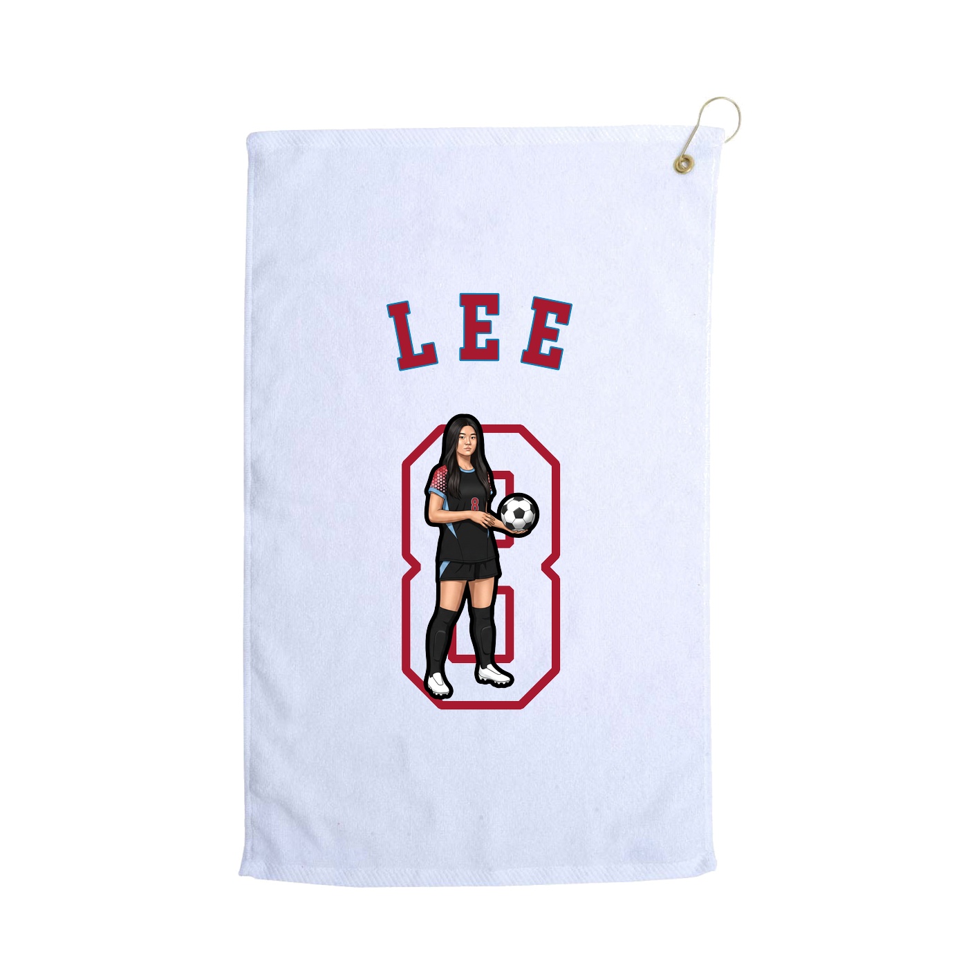Golf Towel — Shirsey Arch in White