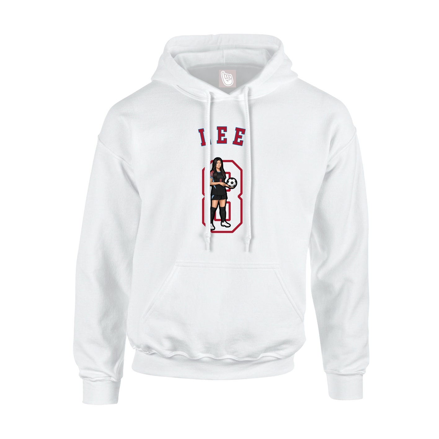 Hoodie — Shirsey Arch in White