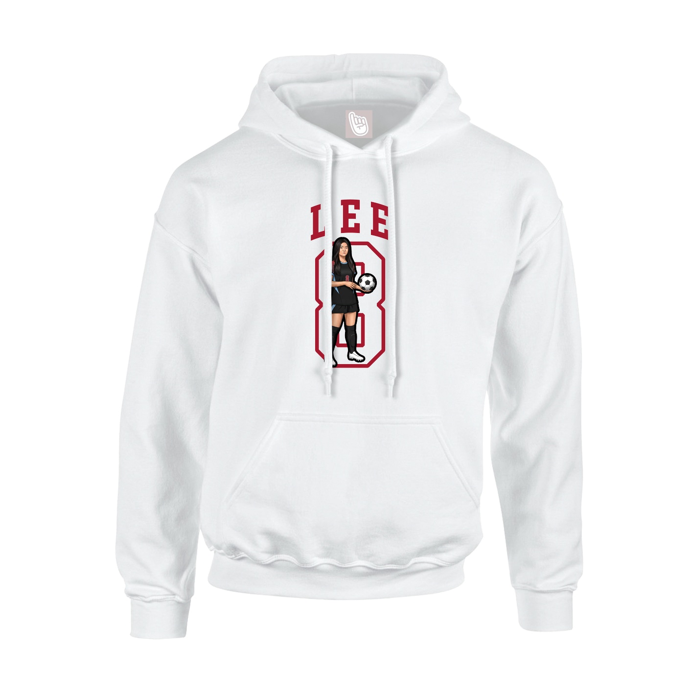 Hoodie — Shirsey in White