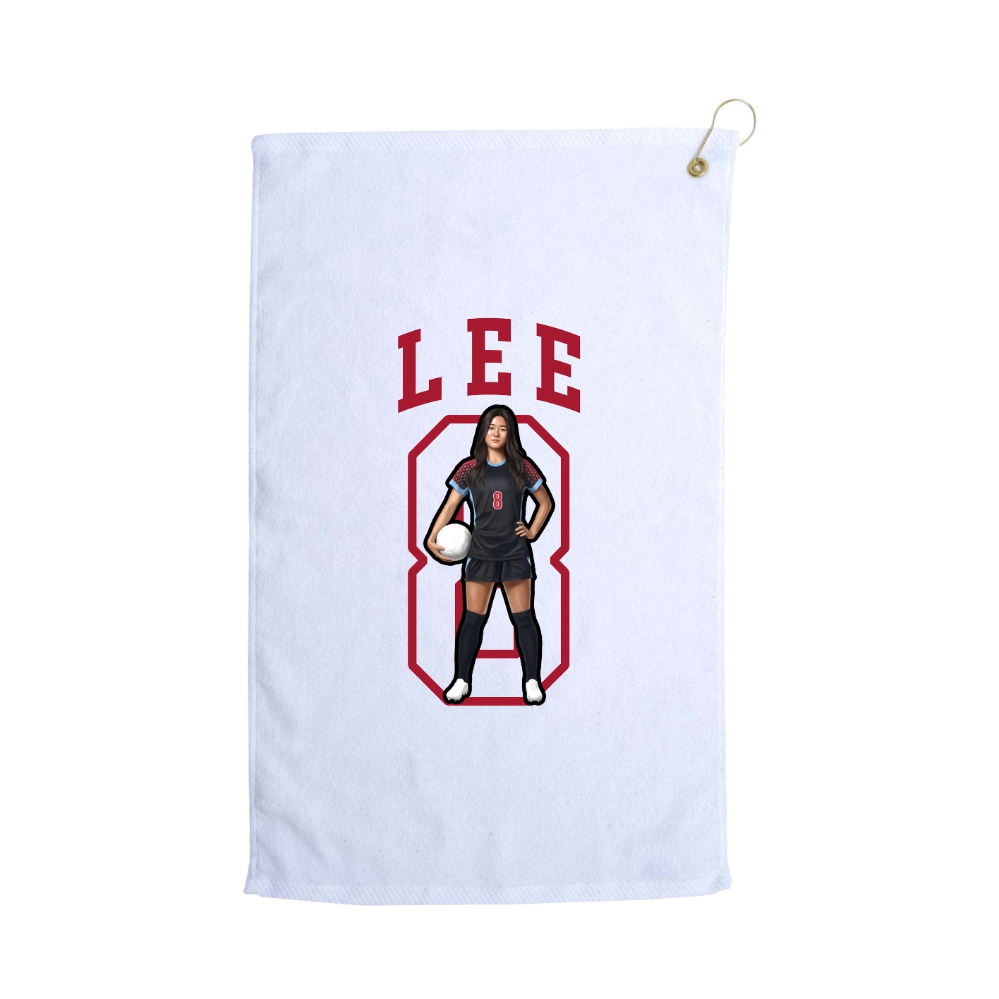 Golf Towel — Shirsey in White