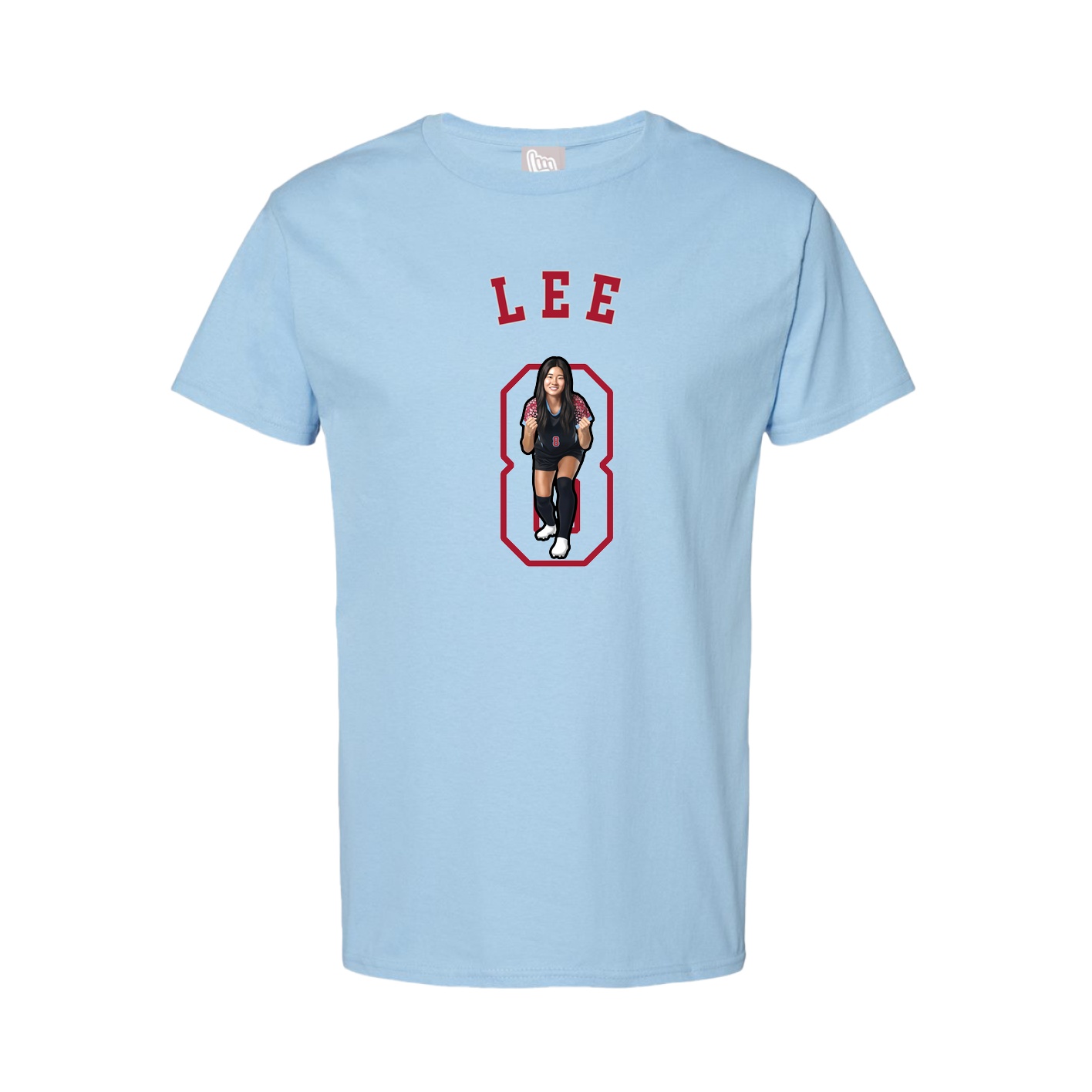 Youth Tee — Shirsey Arch in Light Blue