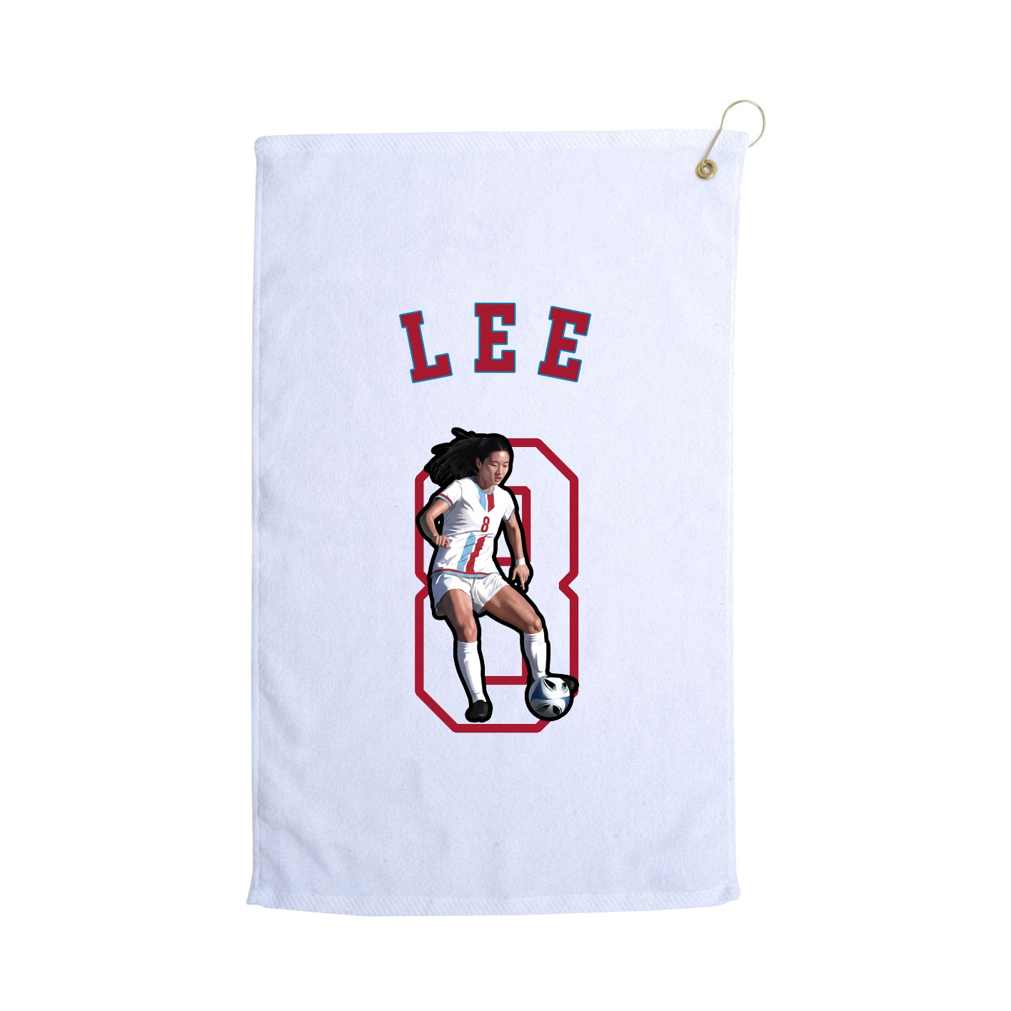 Golf Towel — Shirsey Arch in White