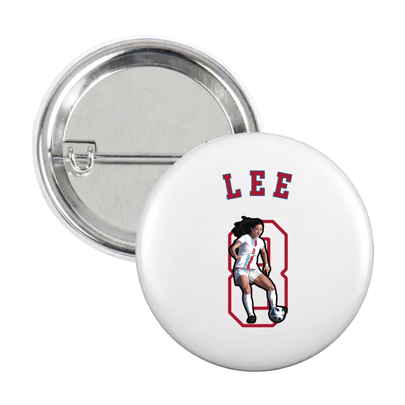 Game Day Button — Shirsey Arch in White