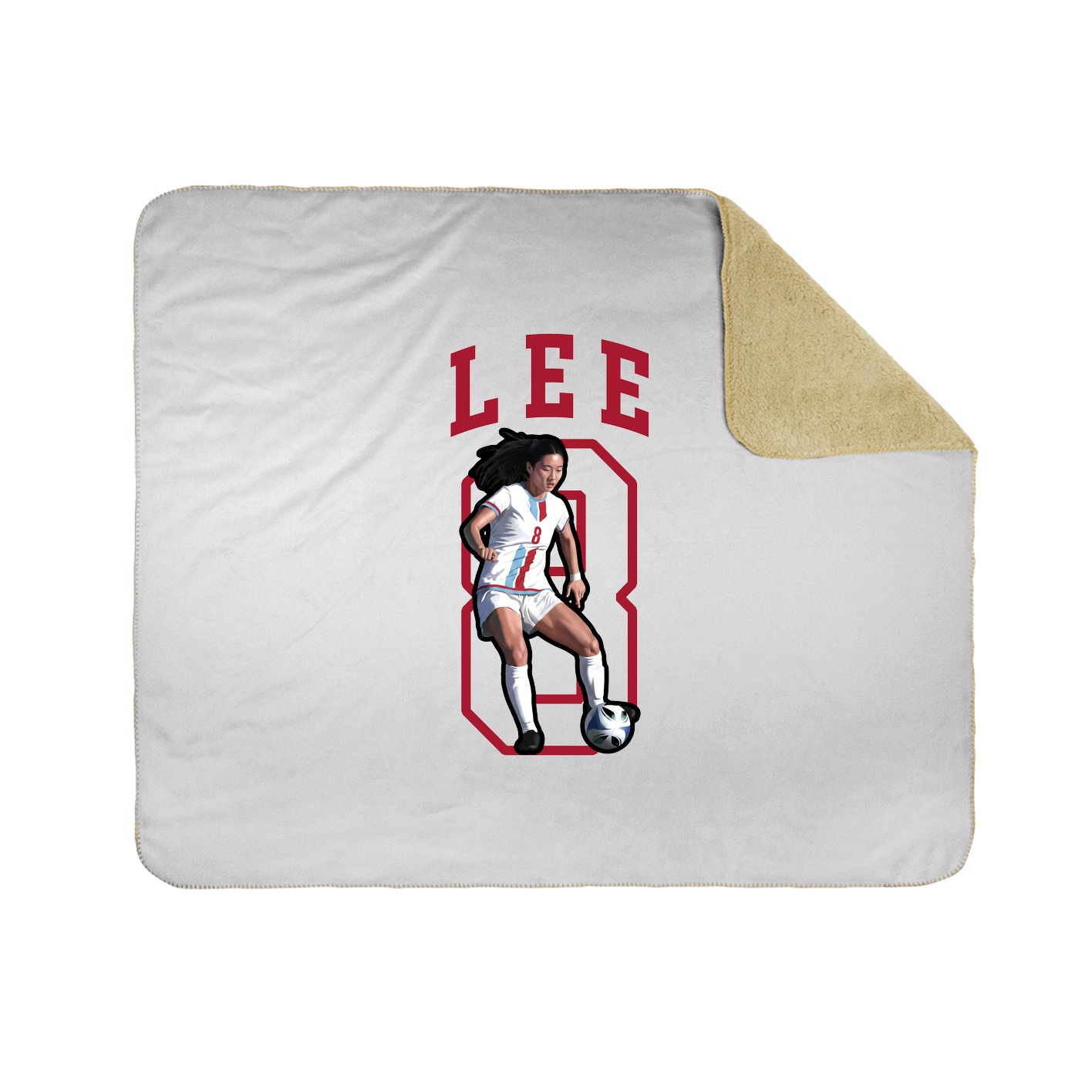 Throw Blanket — Shirsey in White