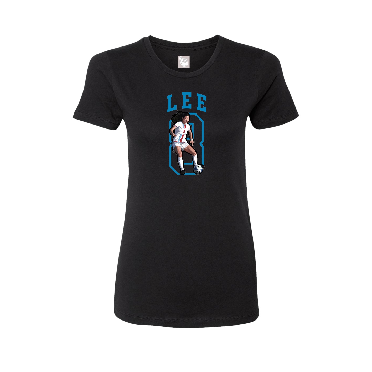 Fitted Women's Tee — Shirsey in Black