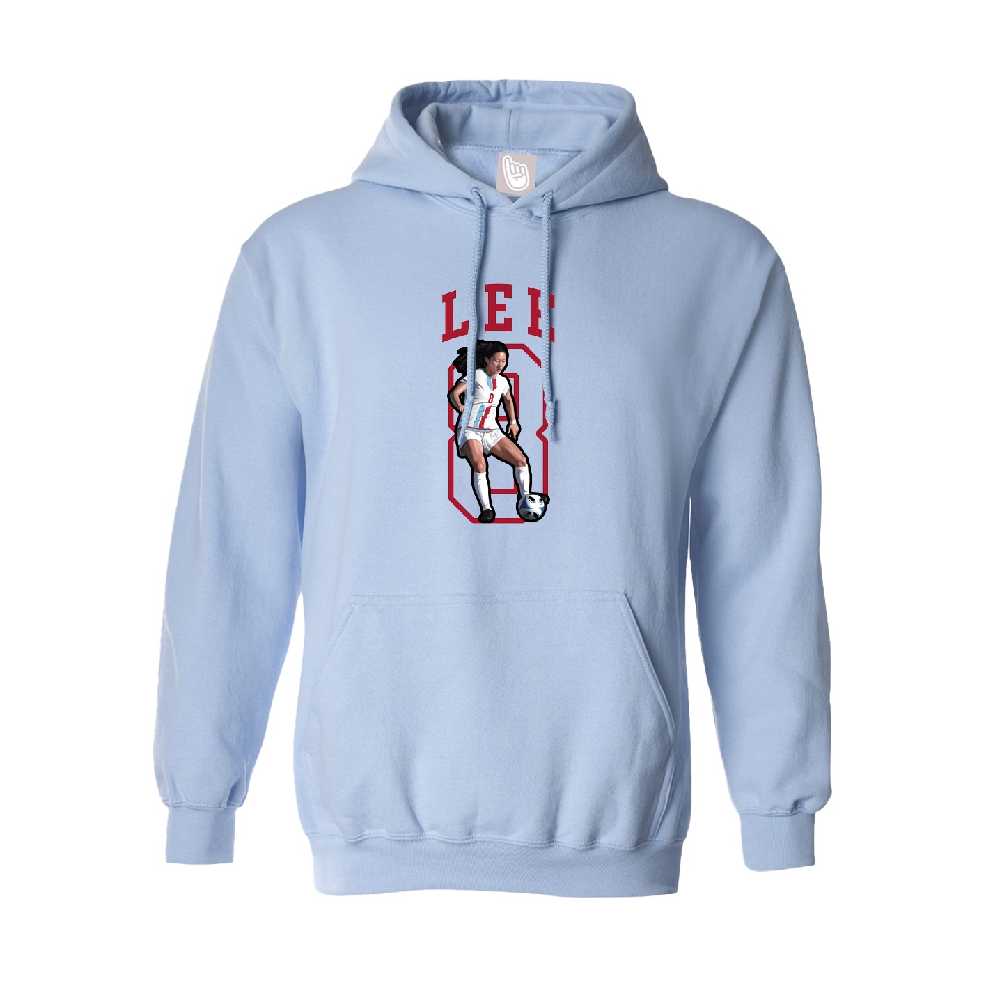 Hoodie — Shirsey in Light Blue
