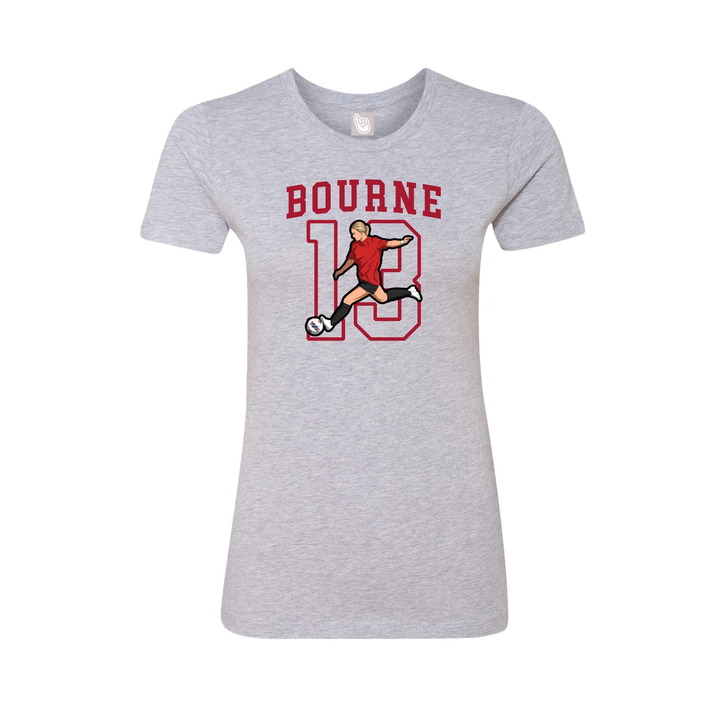 Fitted Women's Tee — Shirsey in Grey