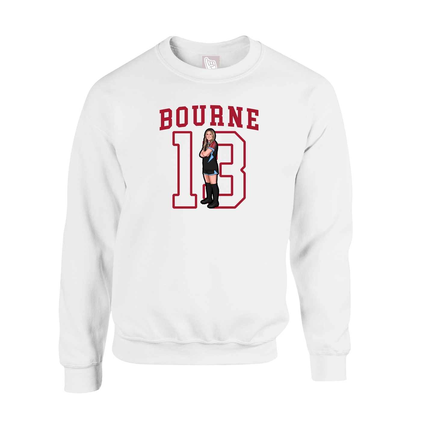 Fleece Crew — Shirsey in White