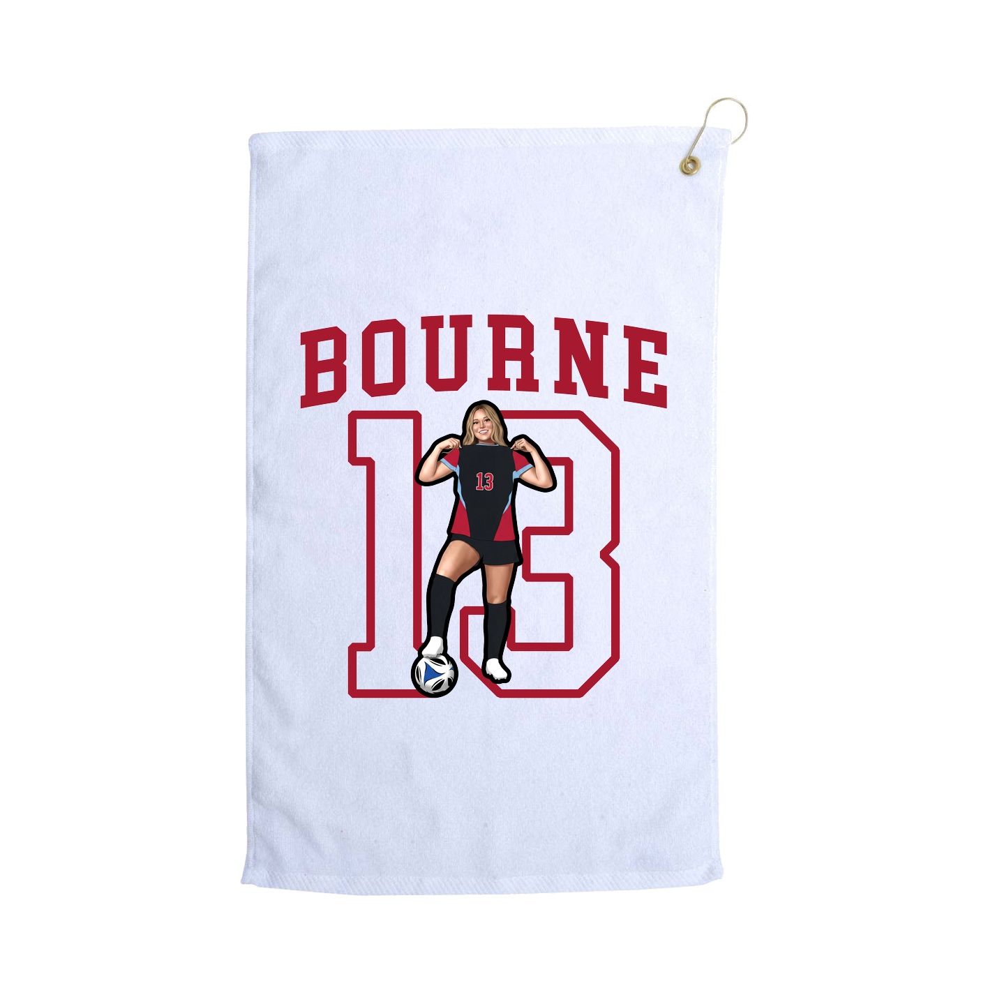 Golf Towel — Shirsey in White