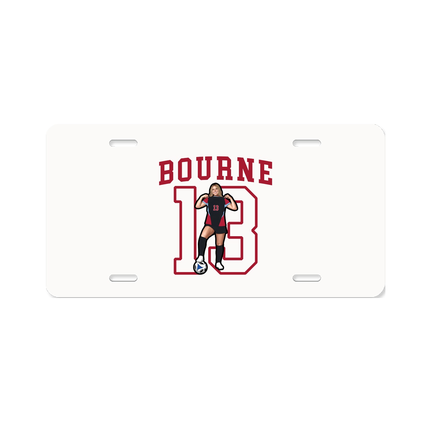 License Plate — Shirsey in Classic