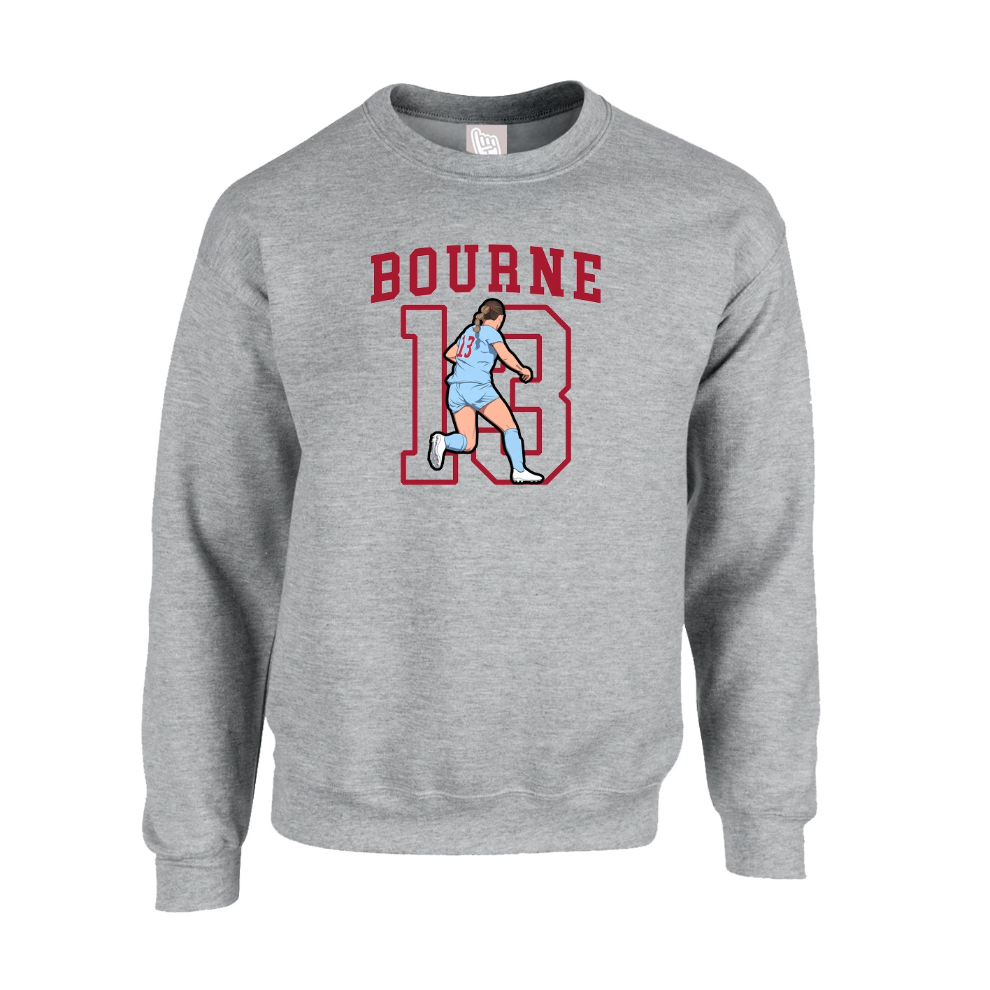 Fleece Crew — Shirsey in Grey