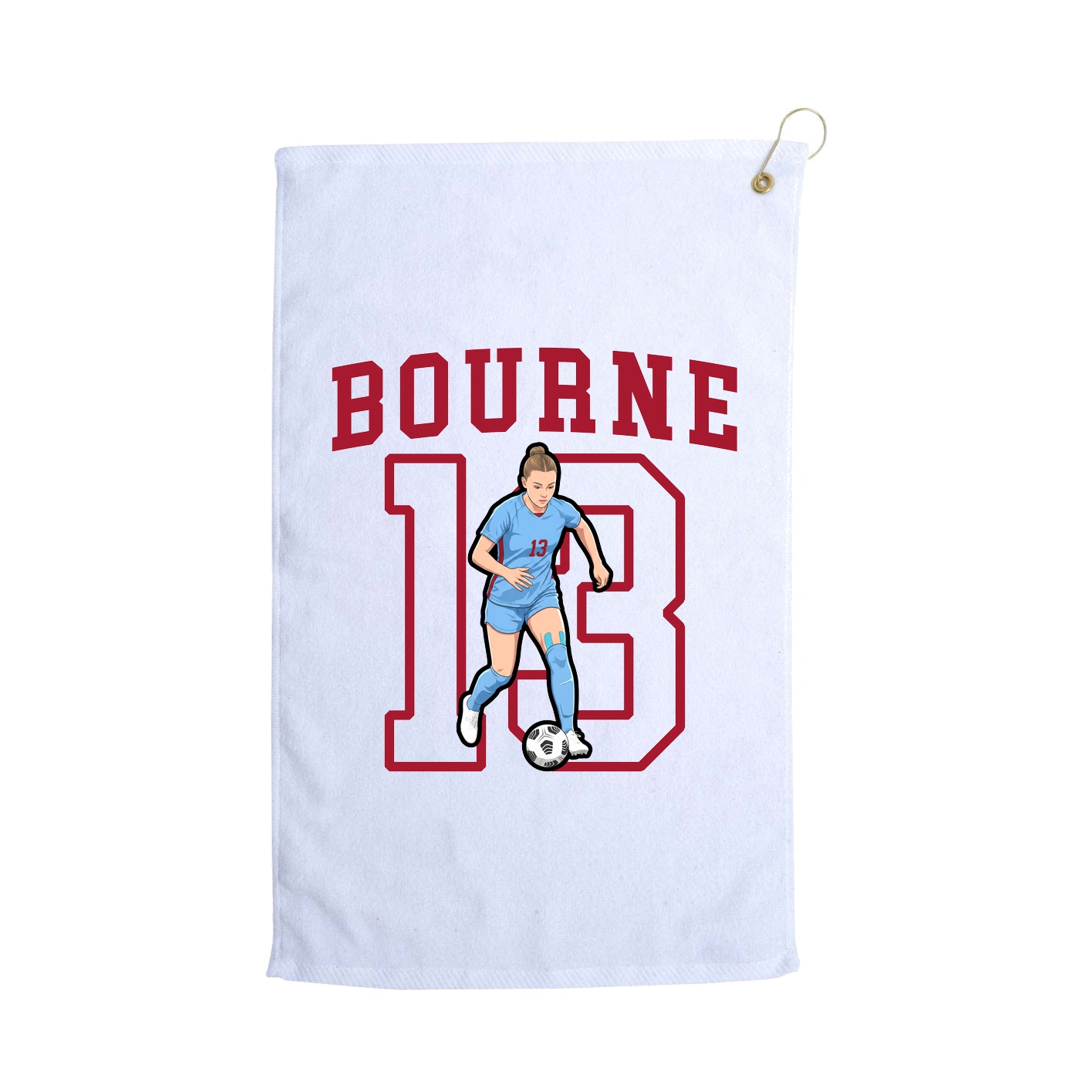 Golf Towel — Shirsey in White