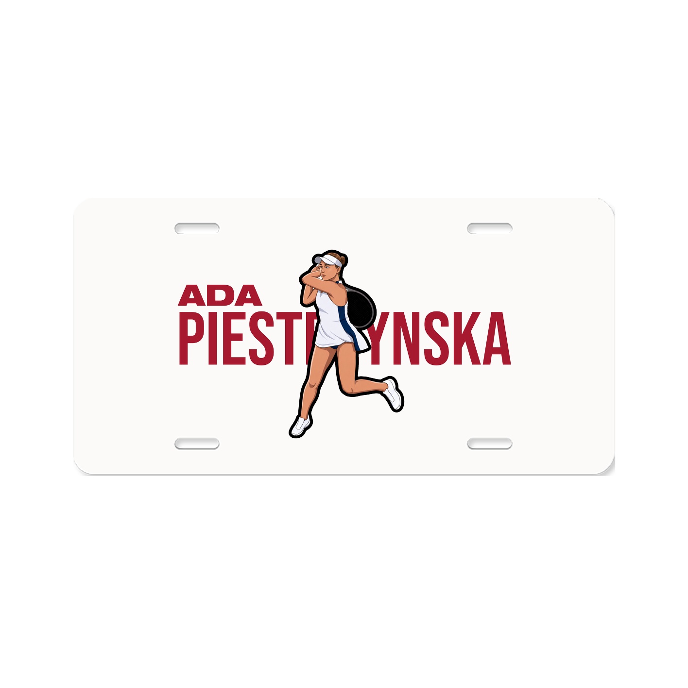 License Plate — Player Name in Classic