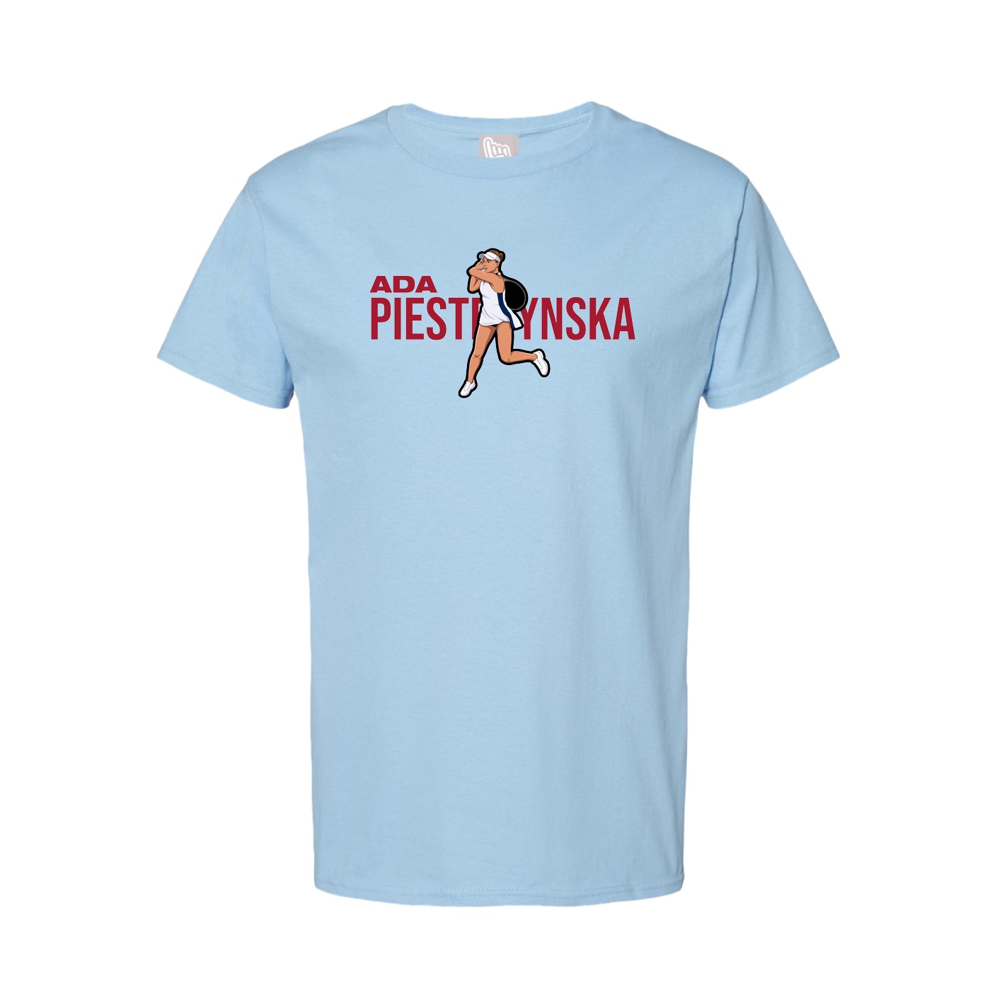 Youth Tee — Player Name in Light Blue
