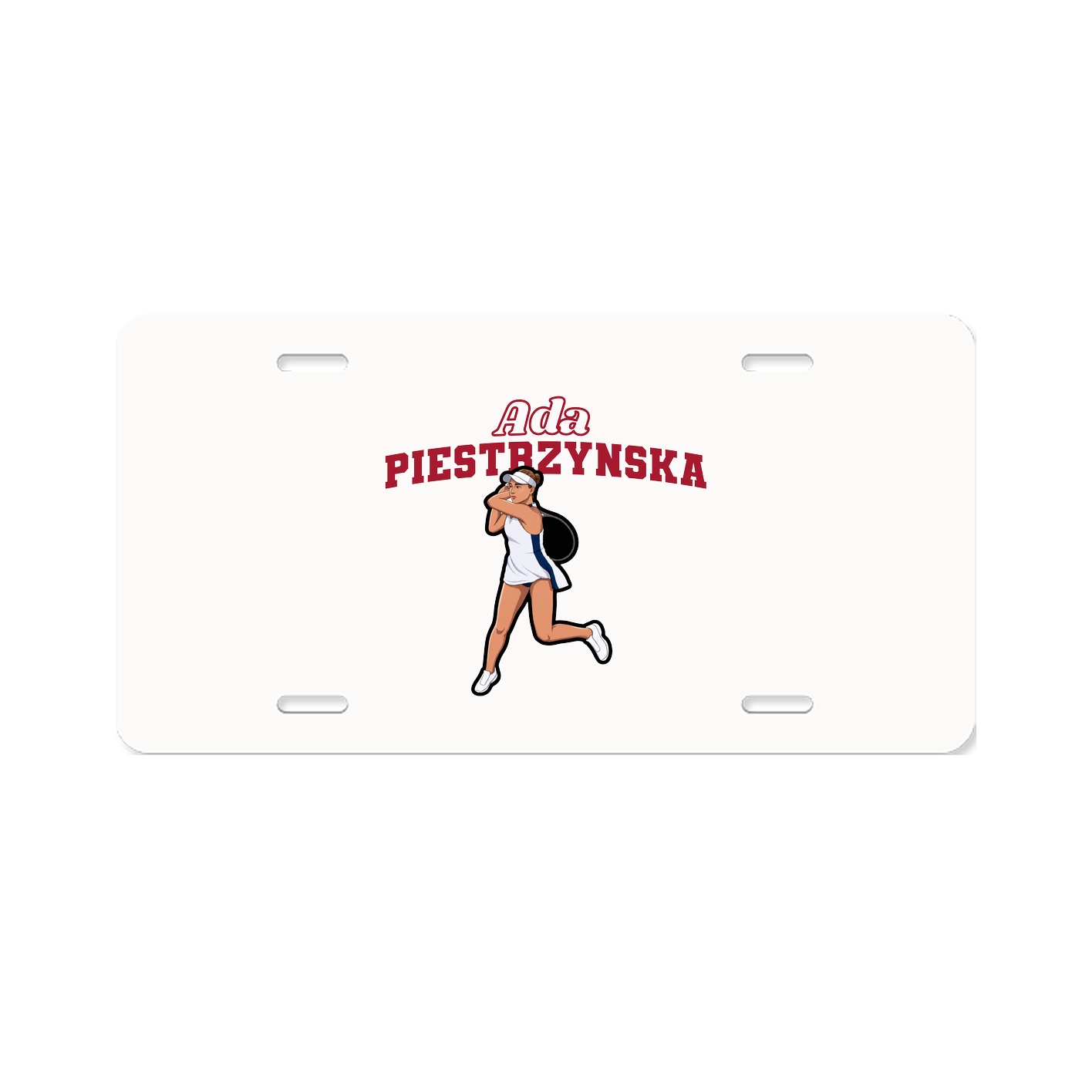 License Plate — Name Arch in Classic