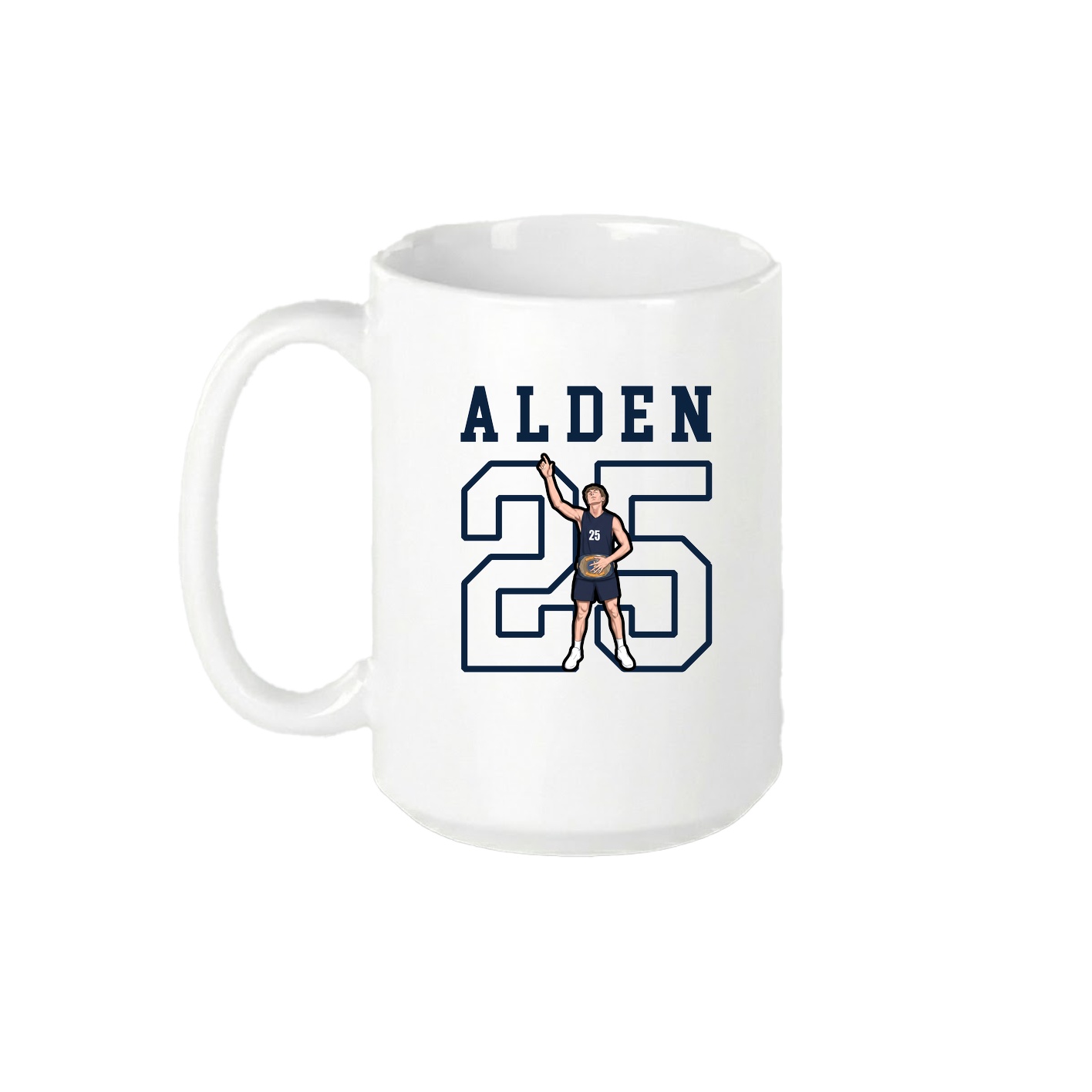 15oz Coffee Mug — Shirsey in White