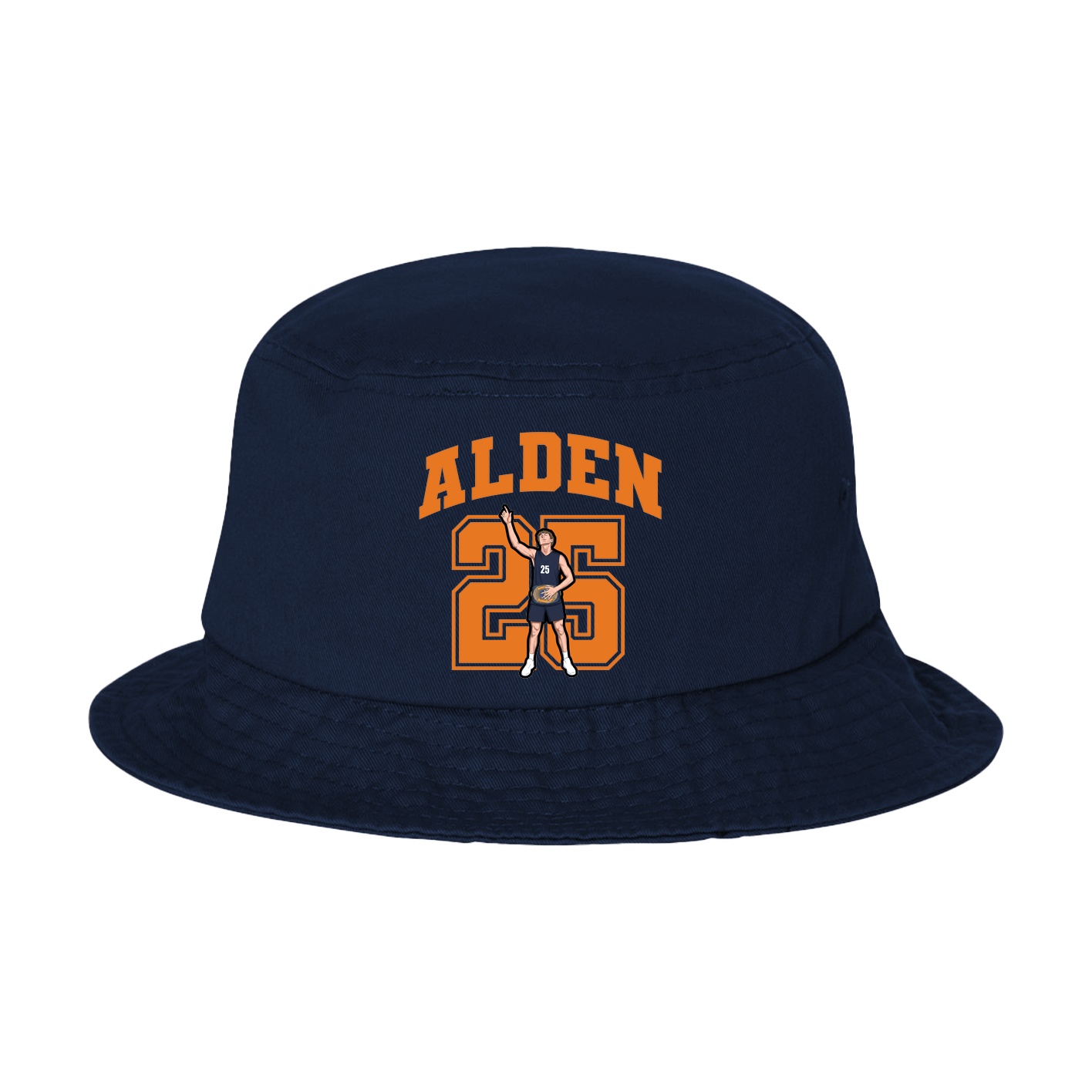 Bucket Cap — Number in Navy