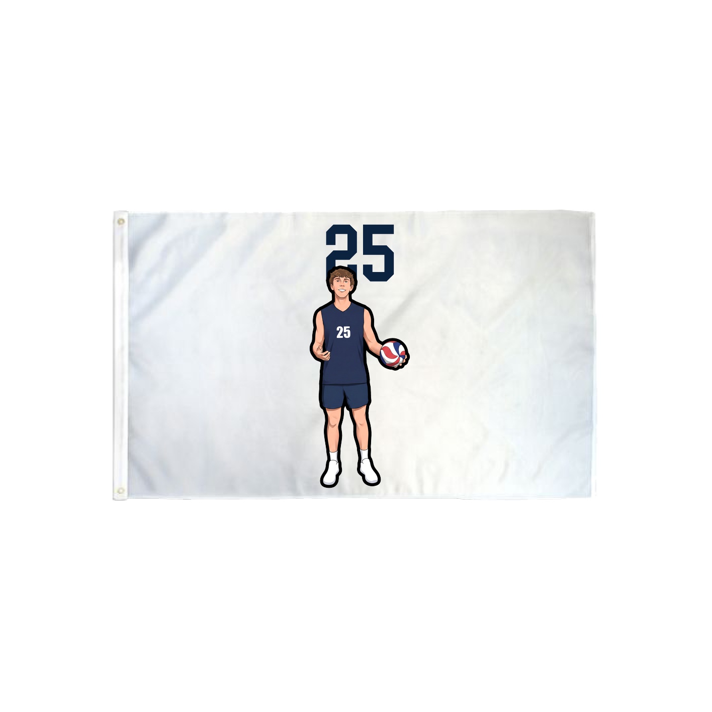 3x5 Flag — Number Top in Classic