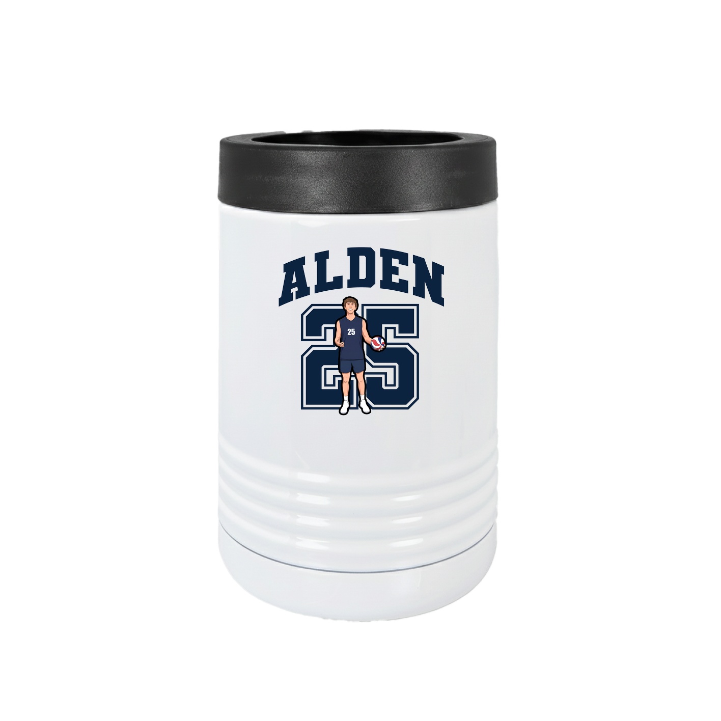 Beverage Holder — Number in White