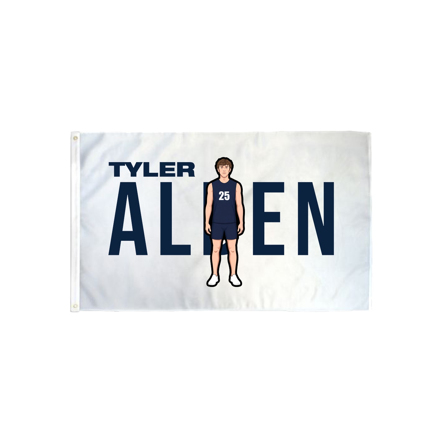 3x5 Flag — Player Name in Classic