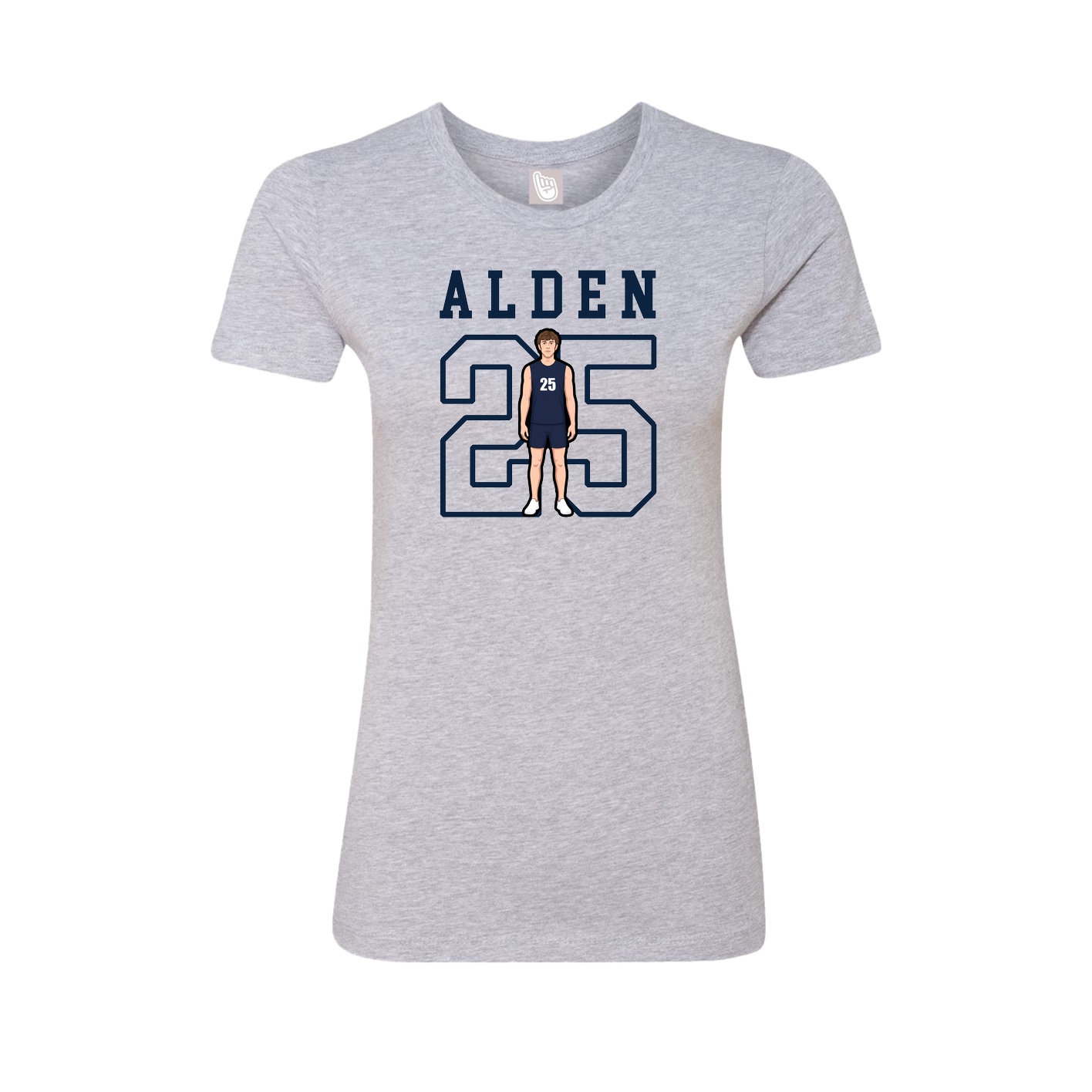 Fitted Women's Tee — Shirsey in Grey