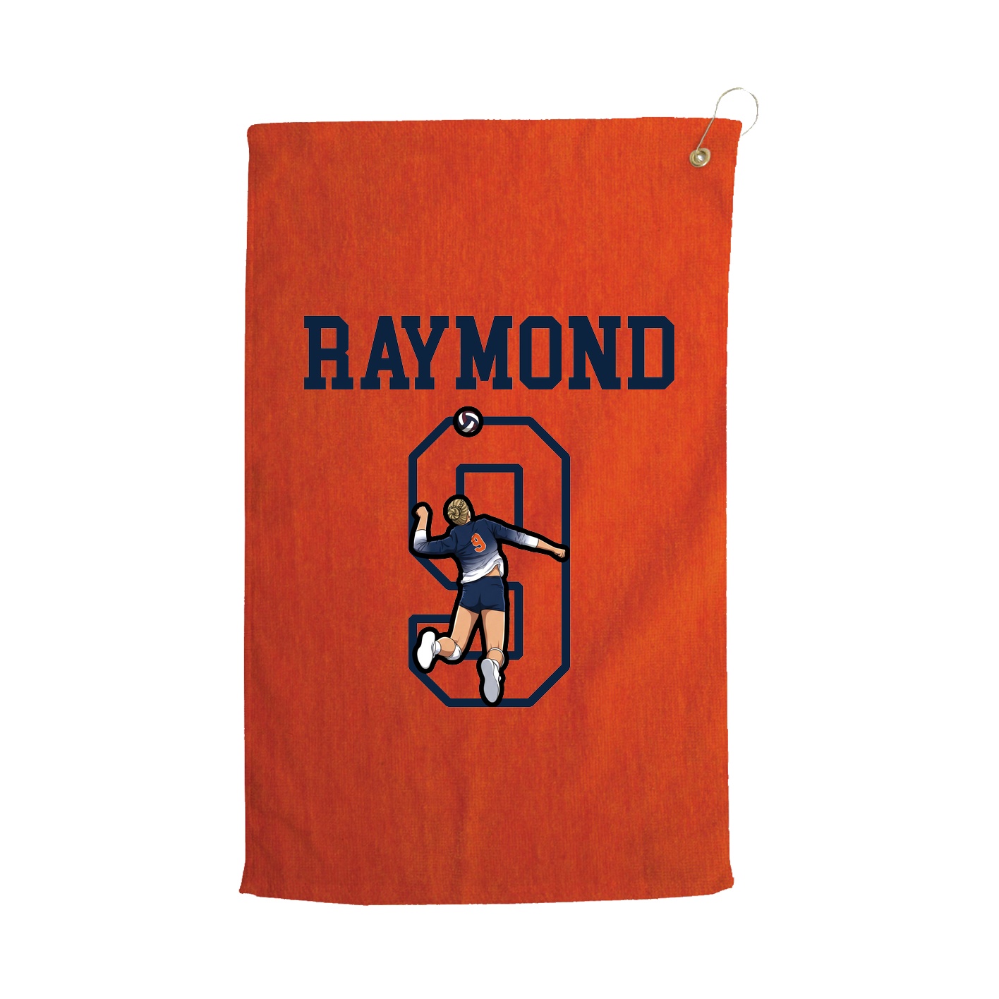 Golf Towel — Shirsey in Orange